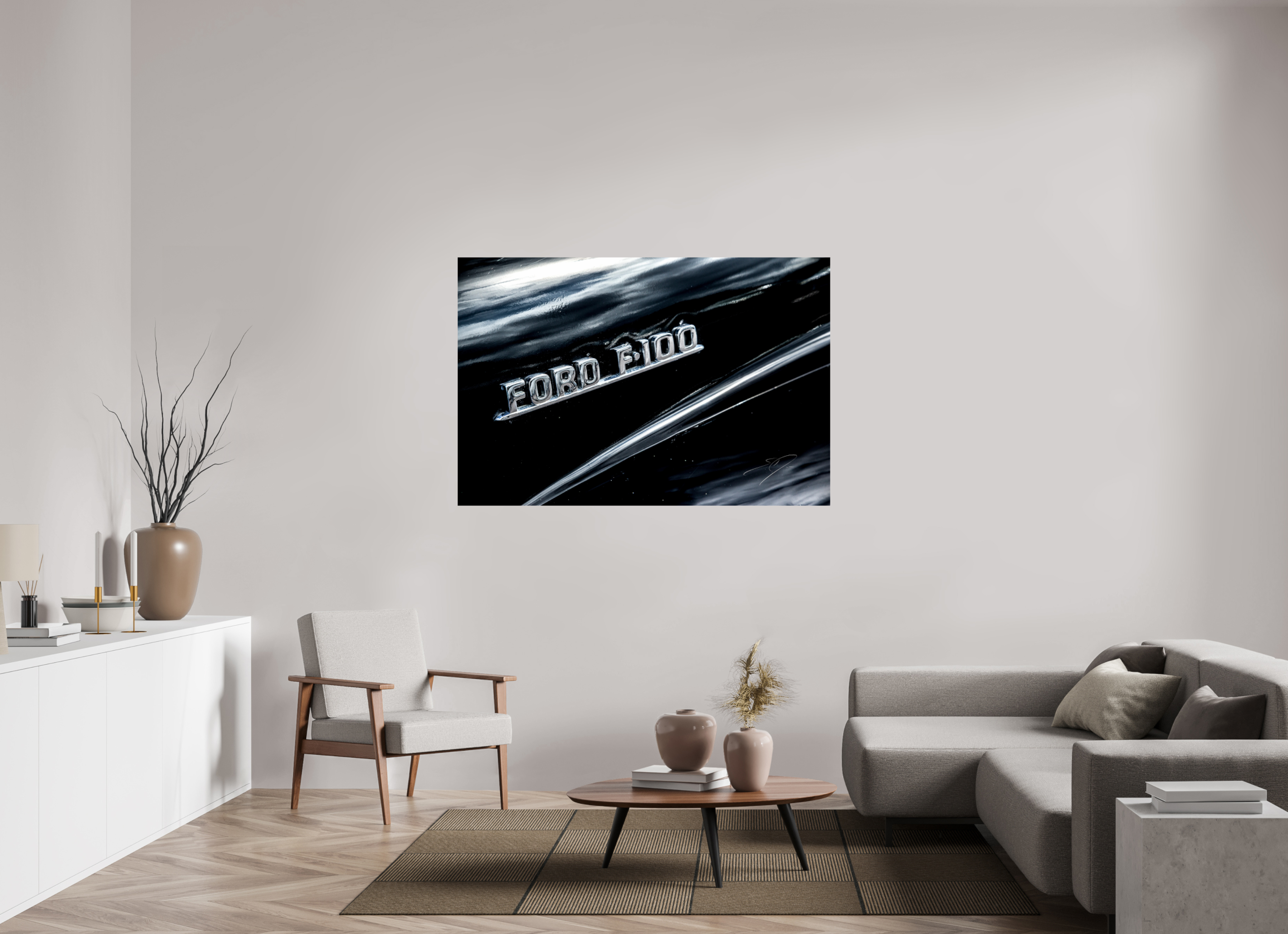 60 x 40″, PRINT ONLY [FUJI CRYSTAL DP II] 1953 FORD F-100, No.4