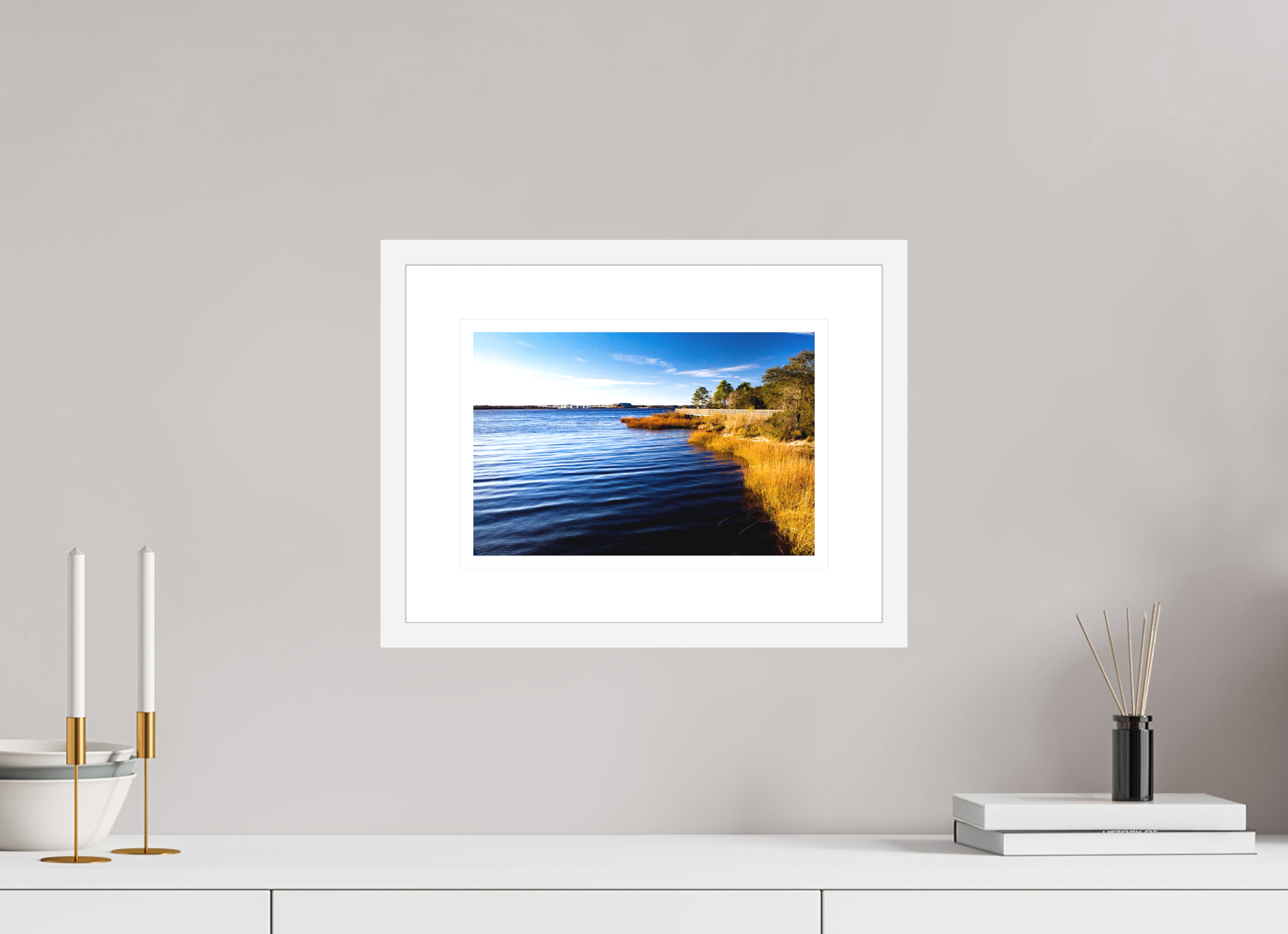 12 x 8″, FRAME - SOLID WOOD [FUJIFLEX] ST. JOHN'S RIVER