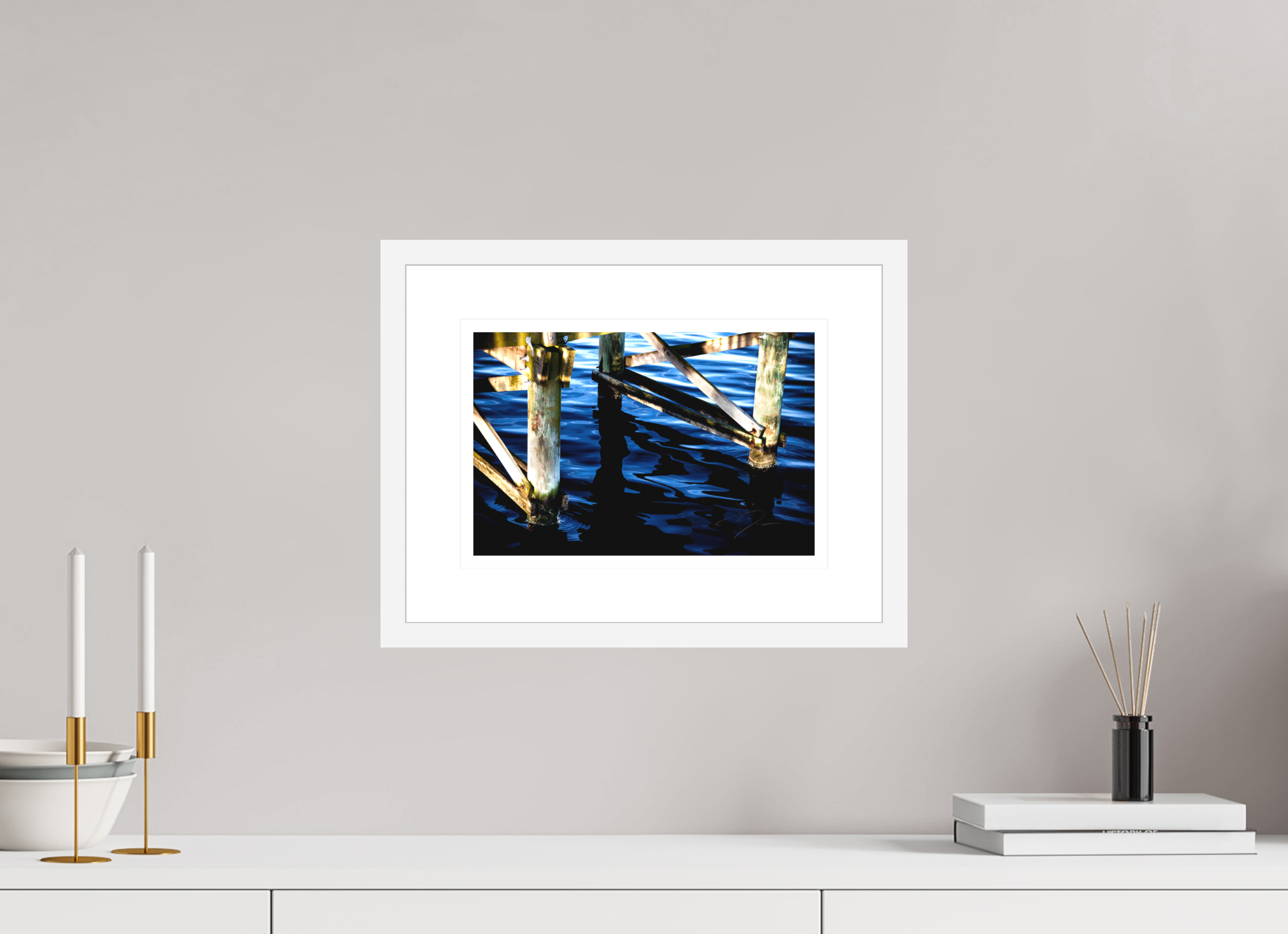 12 x 8″, FRAME - SOLID WOOD [FUJIFLEX] ABOVE WATER
