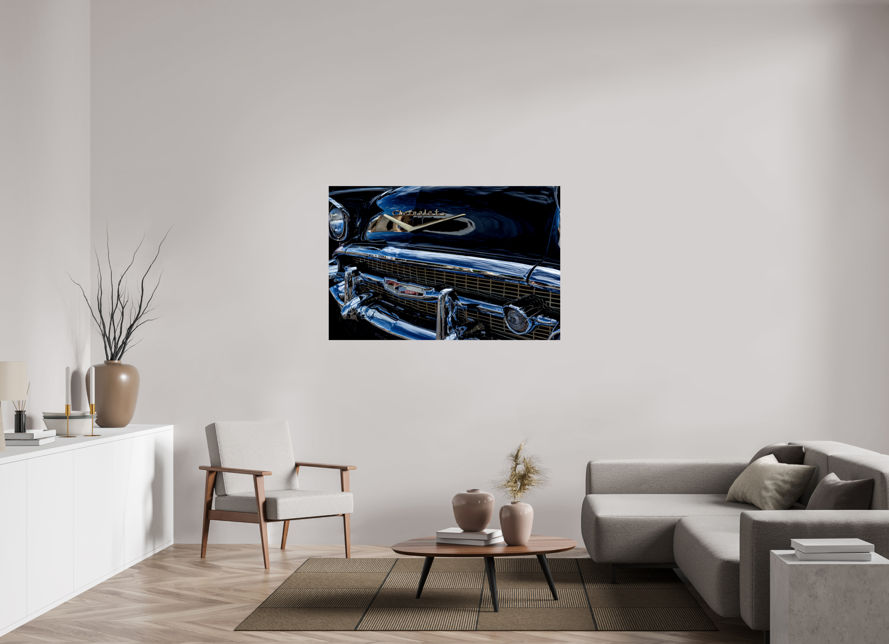54 x 36″, PRINT ONLY [FUJI CRYSTAL DP II] 1957 CHEVY BEL AIR, No.3