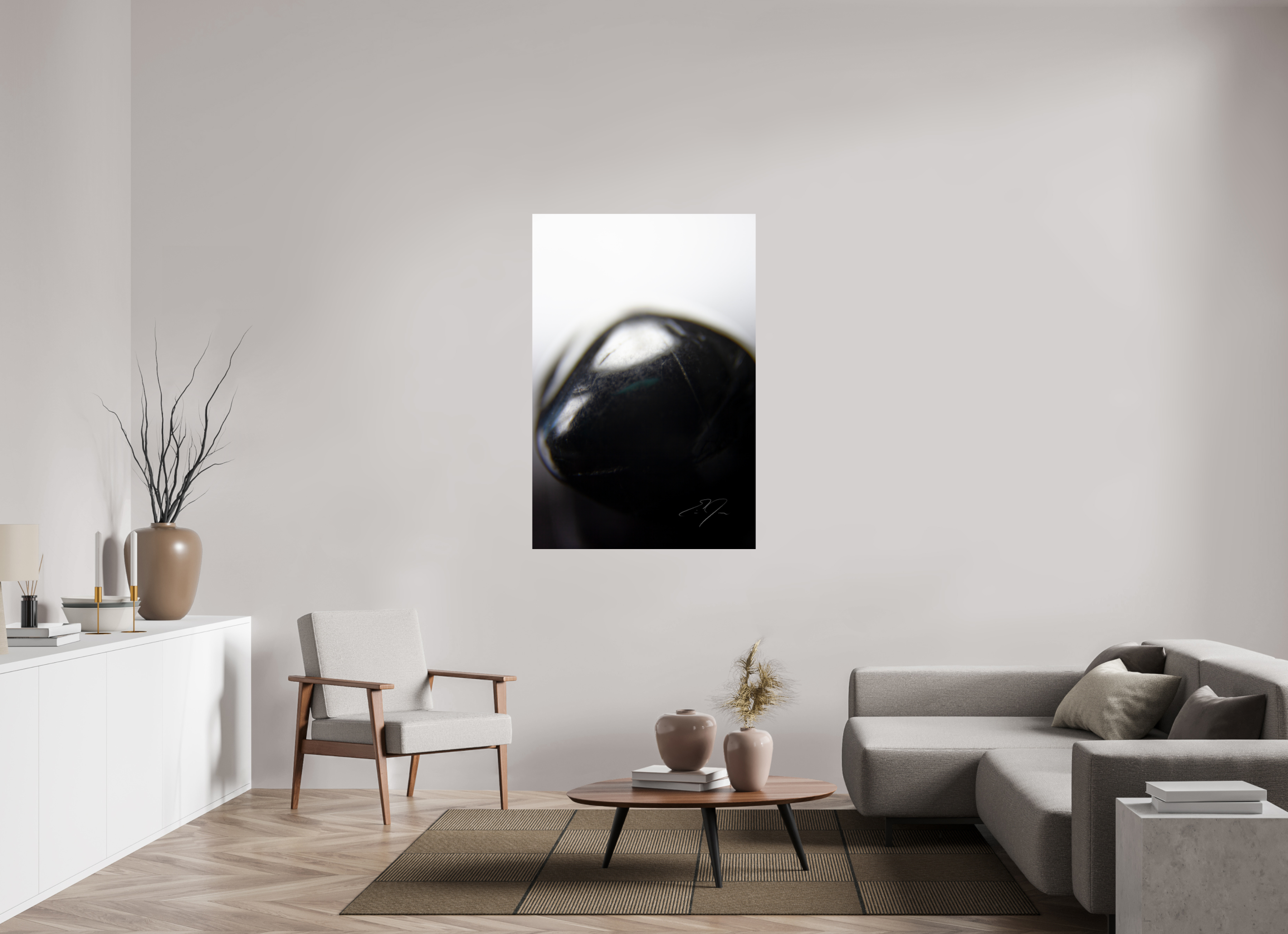 36 x 54″, PHOTO PRINT - FUJIFLEX HIGH GLOSS BLACK STONE
