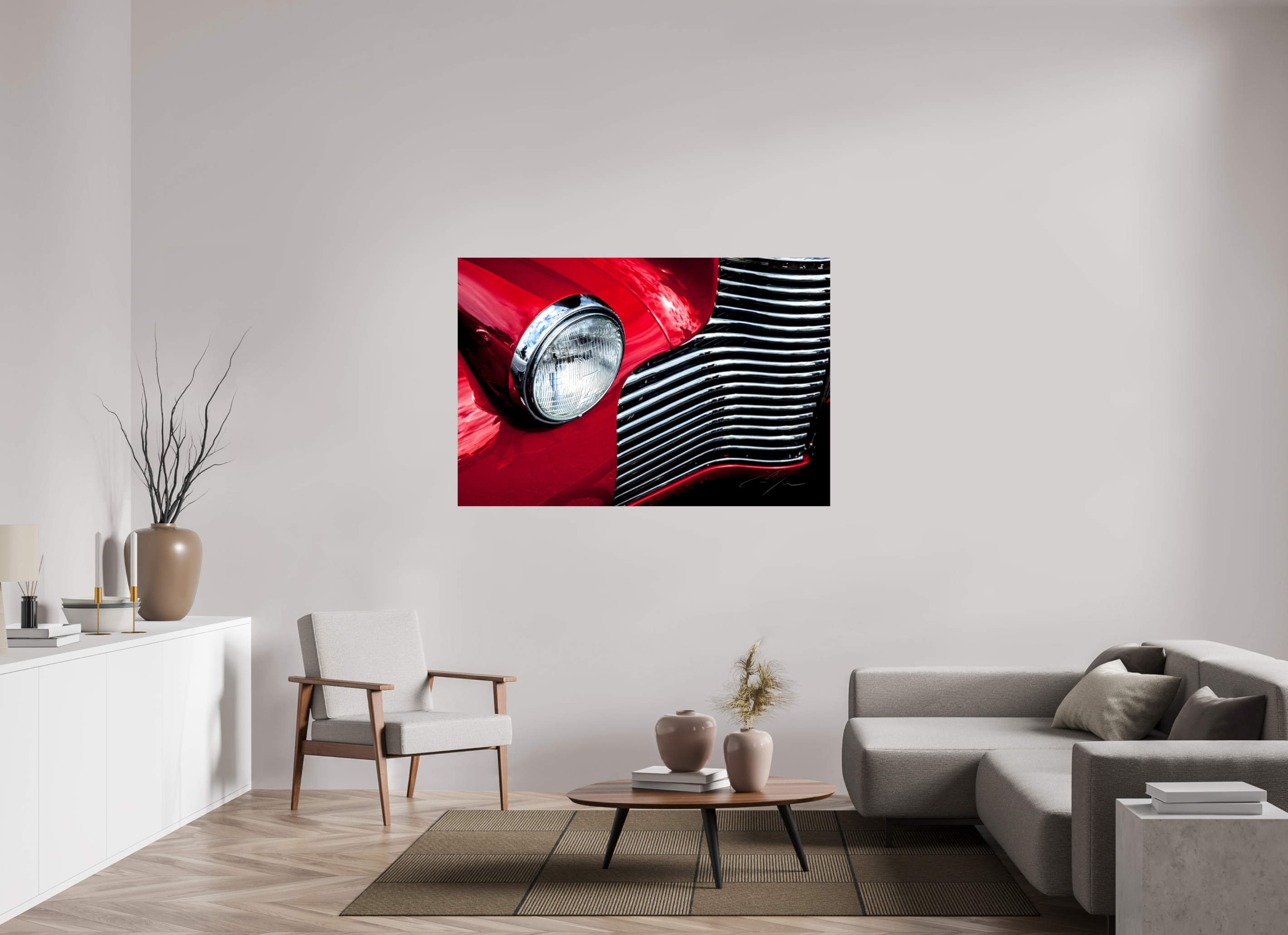 60 x 40″, PRINT ONLY [FUJI CRYSTAL DP II] 1940 CHEVY 2-DOOR