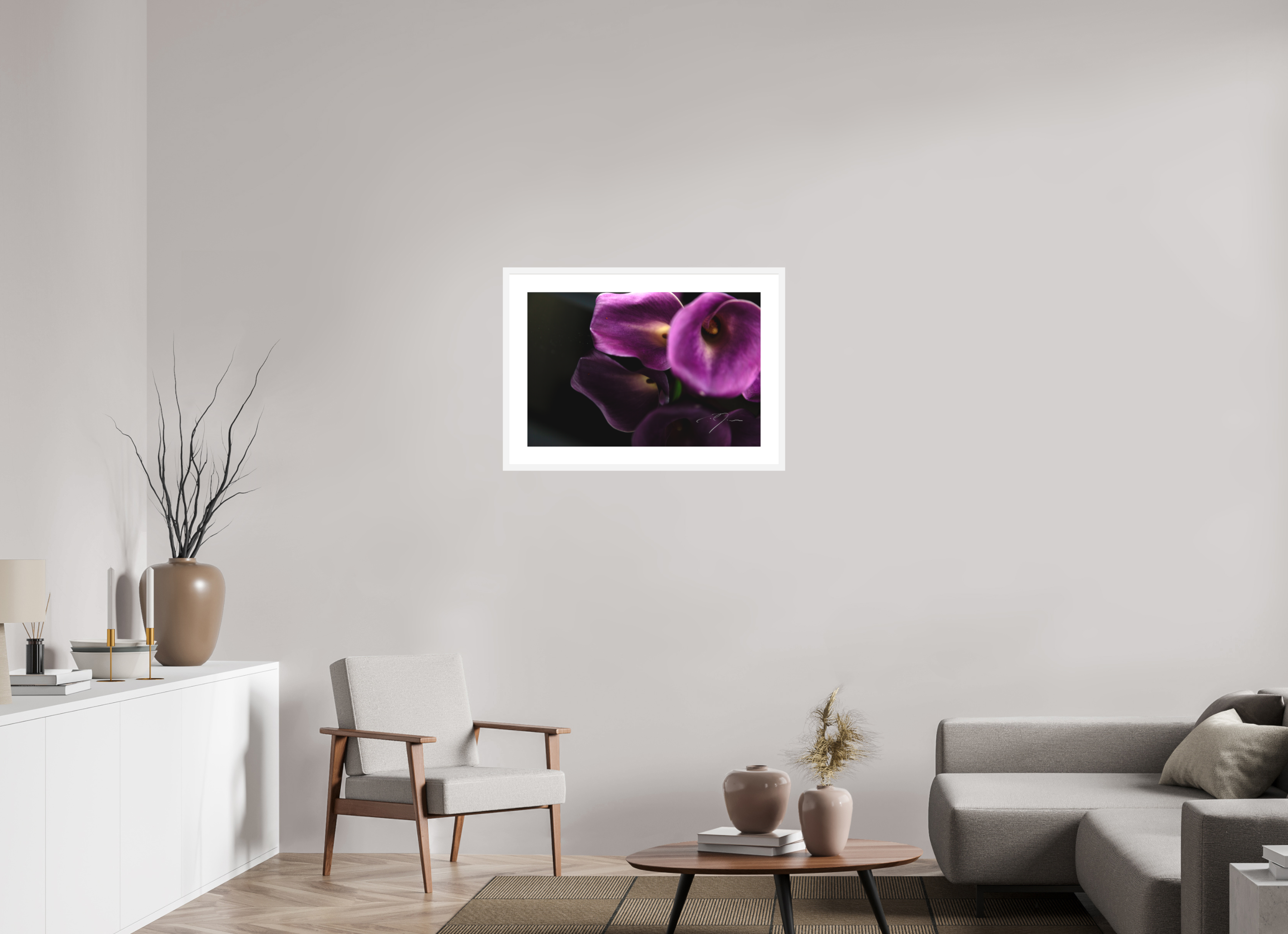 30 x 20″, FRAME - SOLID WOOD [FujiFlex] EMULATE