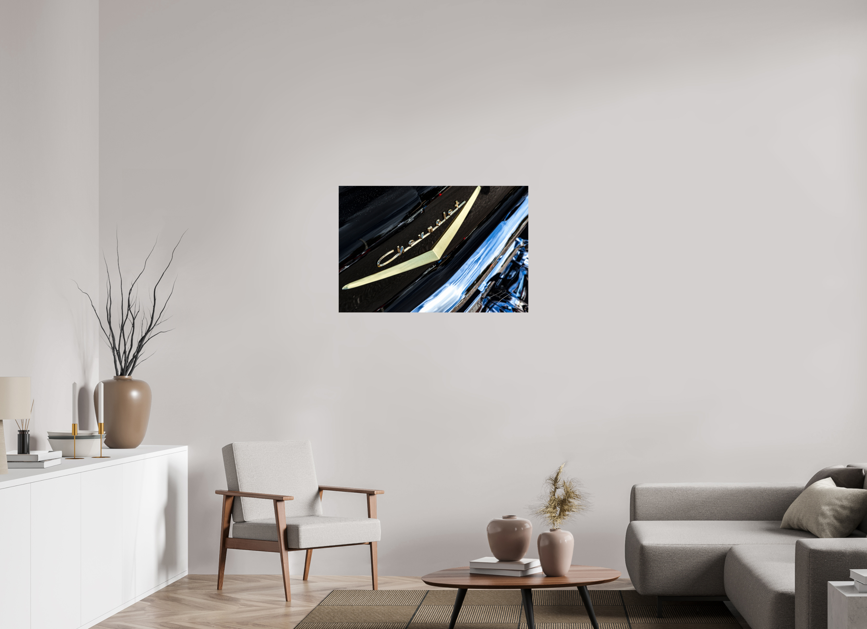 36 x 24″, PRINT ONLY [FUJI CRYSTAL DP II] 1957 CHEVY BEL AIR, No.7