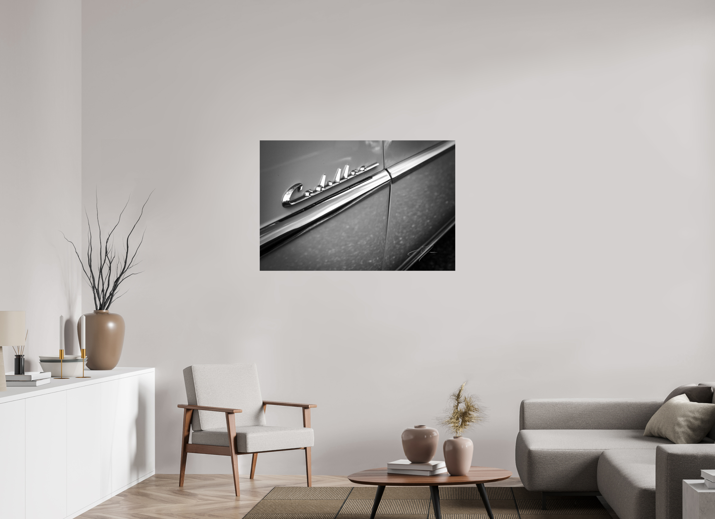 45 x 30″, PRINT ONLY [FUJI CRYSTAL DP II] 1955 CADILLAC