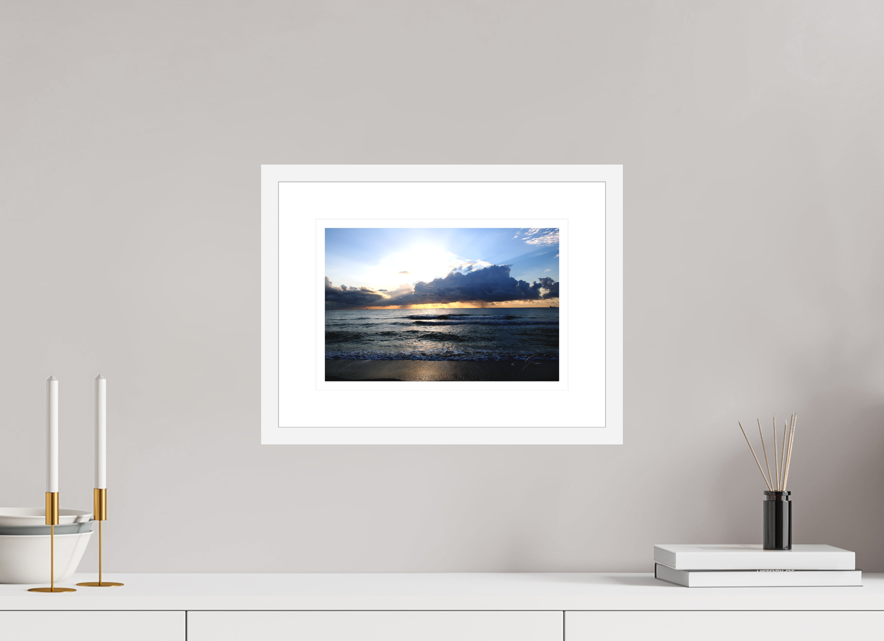 12 x 8″, FRAME - SOLID WOOD [FUJIFLEX] OVER THE HORIZON