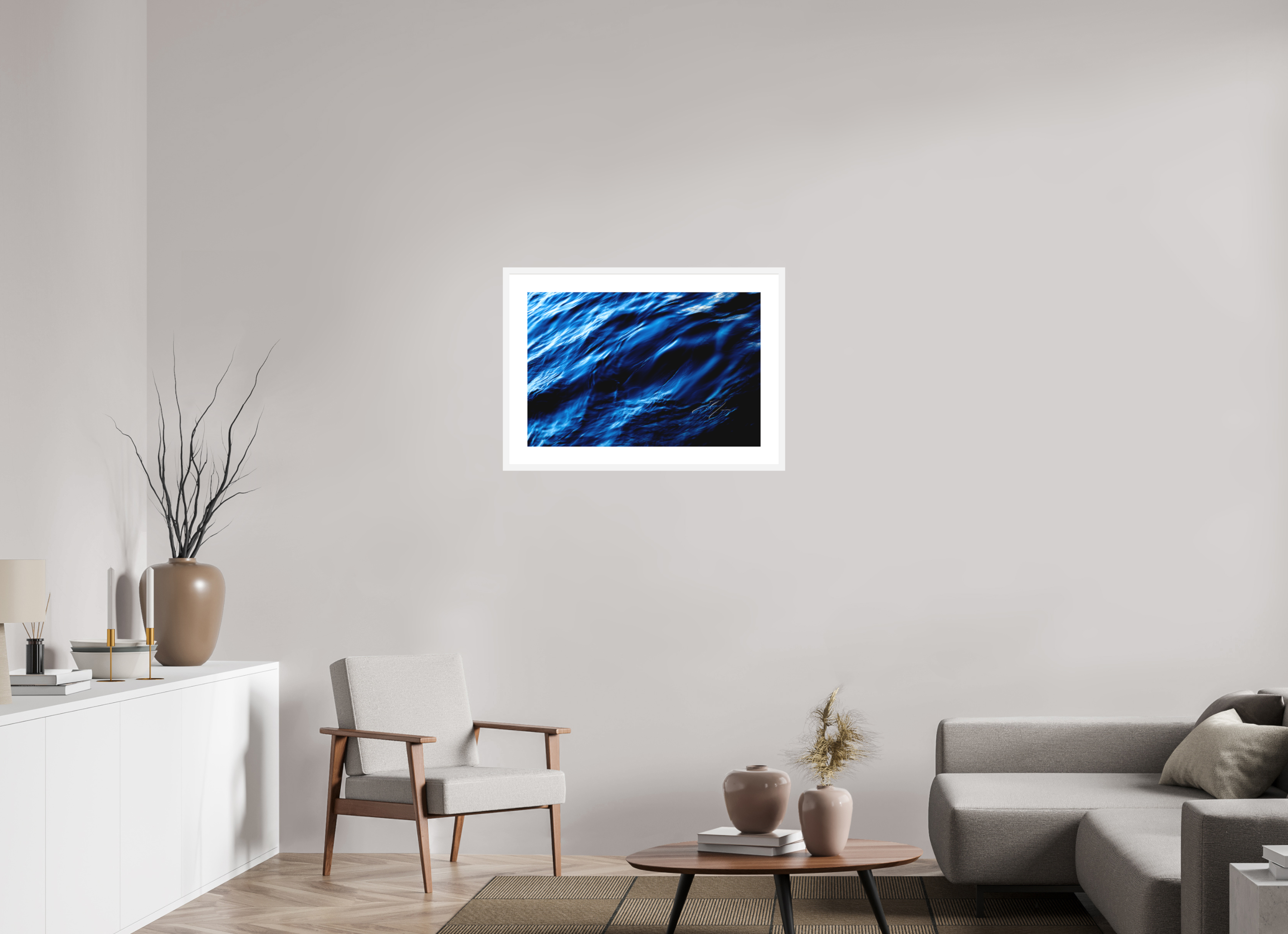 30 x 20″, FRAME - SOLID WOOD [FUJIFLEX] WATER, No.16