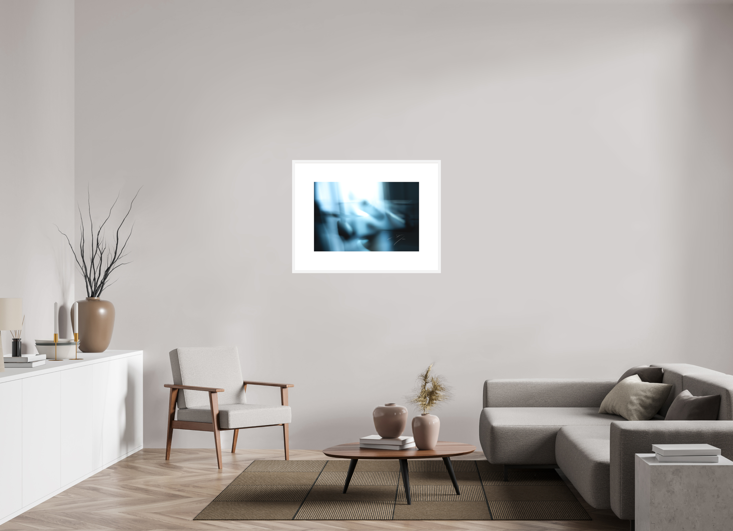 30 x 20″, FRAME SOLID WOOD [FUJI CRYSTAL DP II MATTE FLOAT GLASS] QUARANTINE