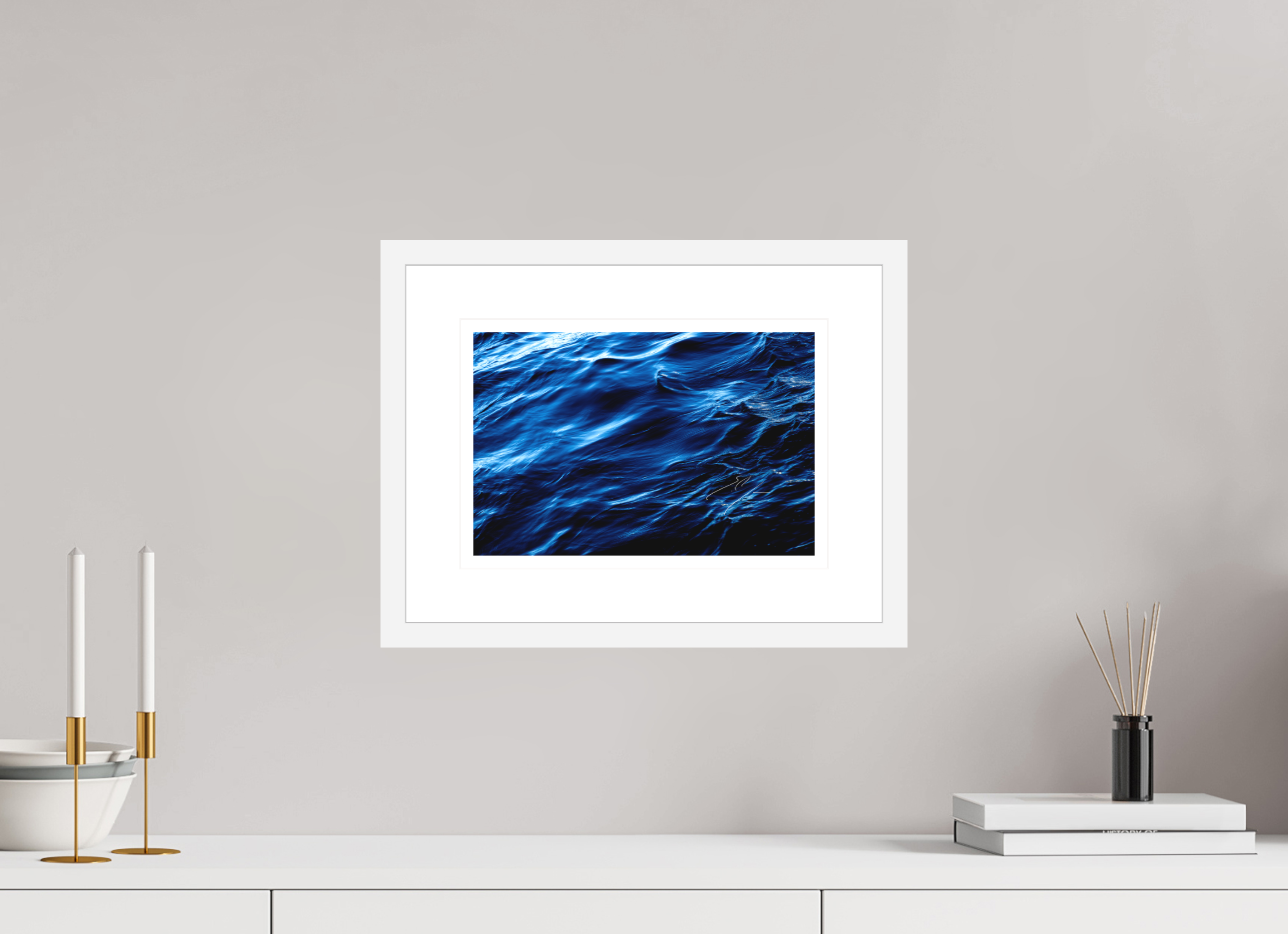 12 x 8″, FRAME - SOLID WOOD [FUJIFLEX] WATER, No.5