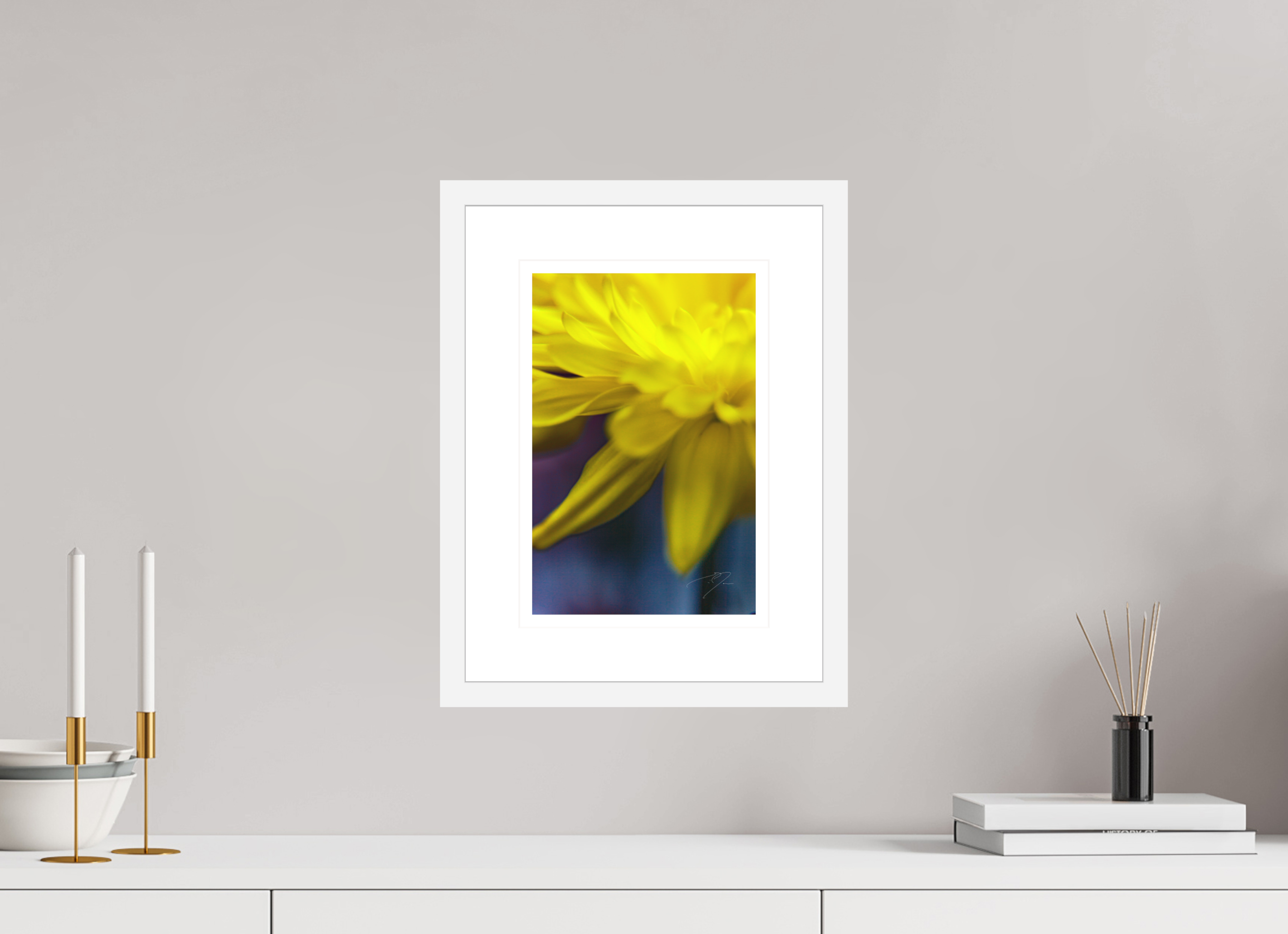 8 x 12″, FRAME - SOLID WOOD [FUJIFLEX] EDGE OF FALLING