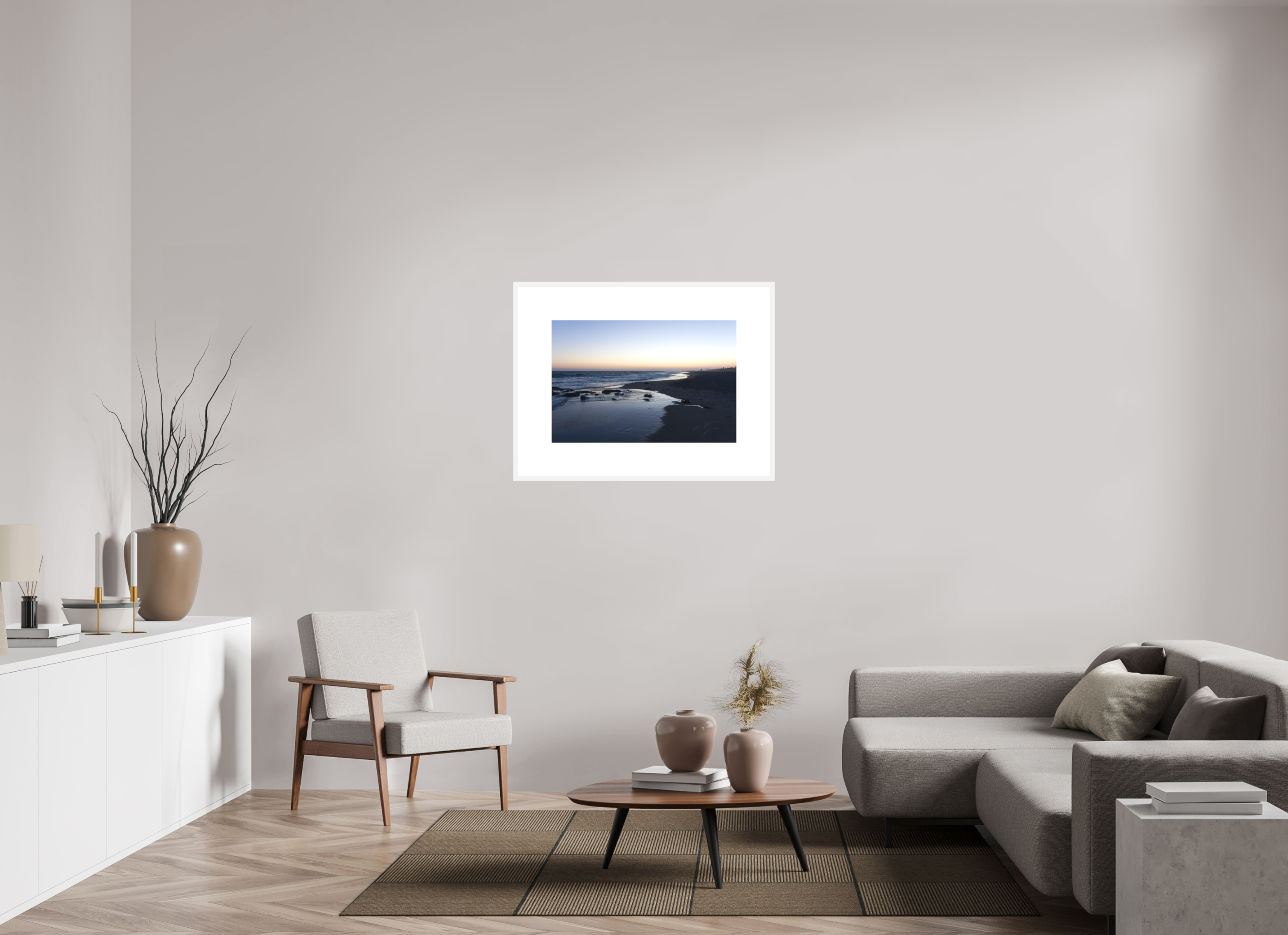 30 x 20″, FRAME SOLID WOOD [FUJI CRYSTAL DP II MATTE FLOAT GLASS] FALLEN SUN
