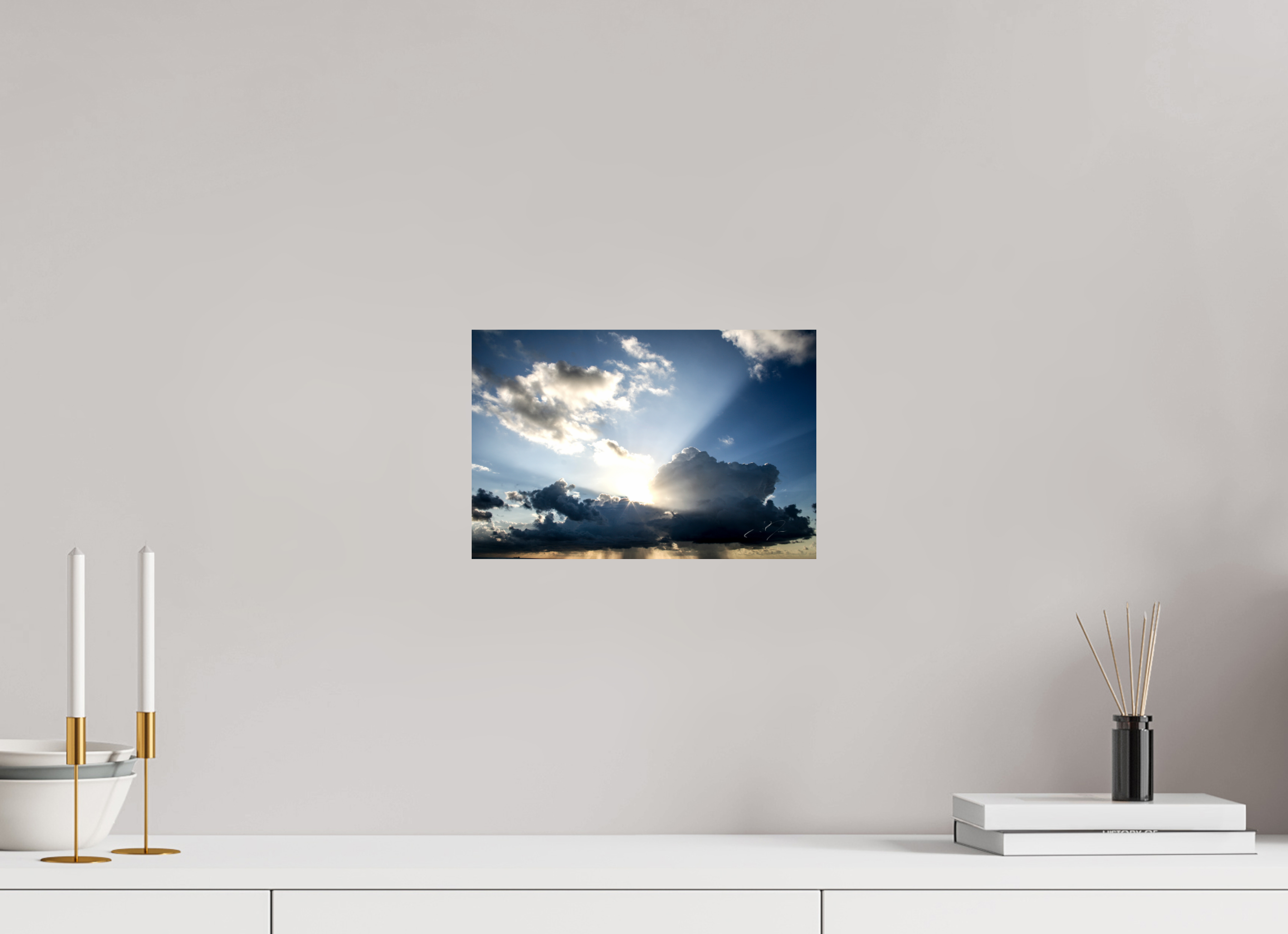 12 x 8″, PRINT ONLY [FUJI CRYSTAL DP II] BENEATH THE CLOUDS