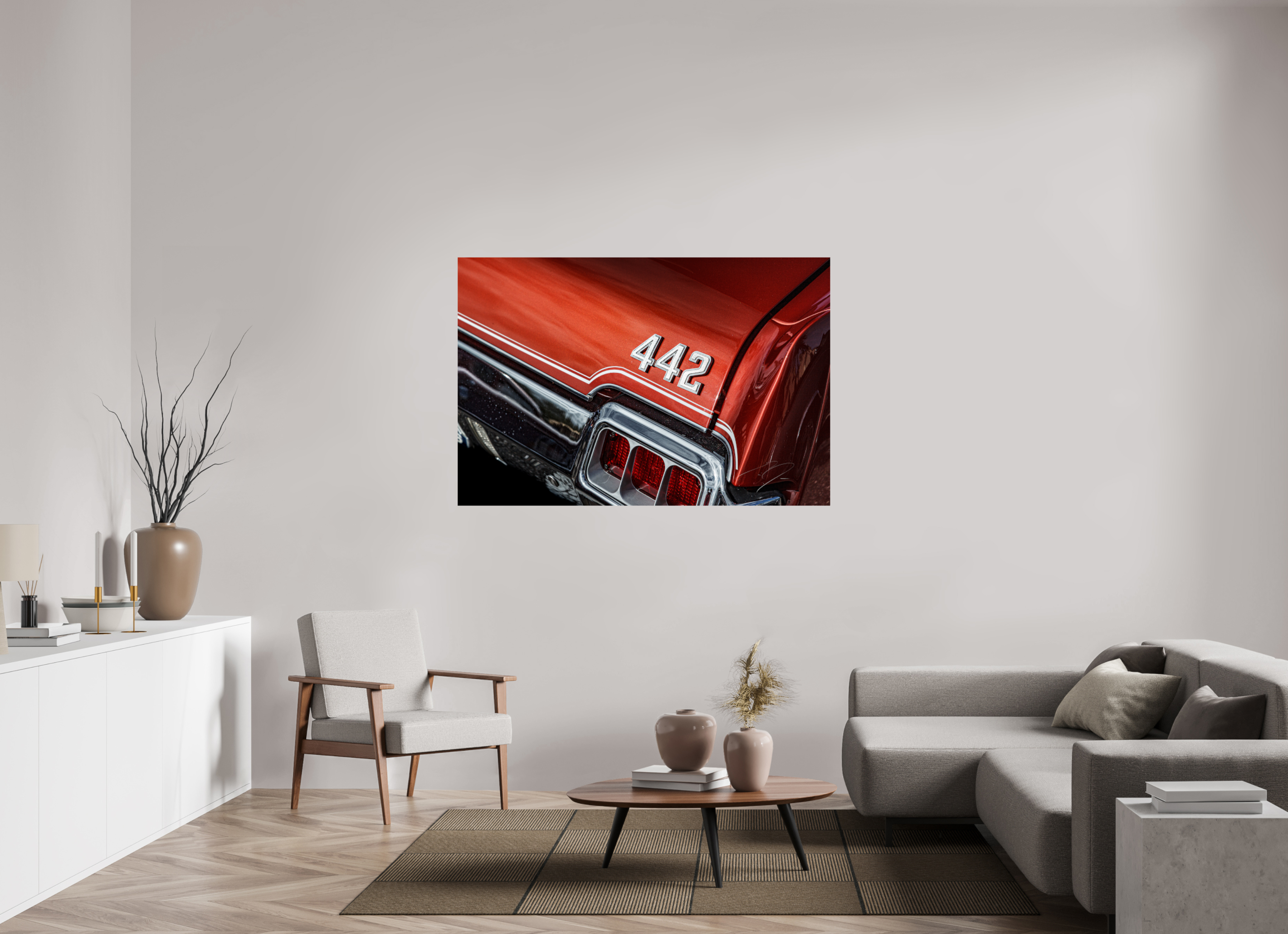 60 x 40″, PRINT ONLY [FUJI CRYSTAL DP II] 1972 OLDSMOBILE 442, No.2