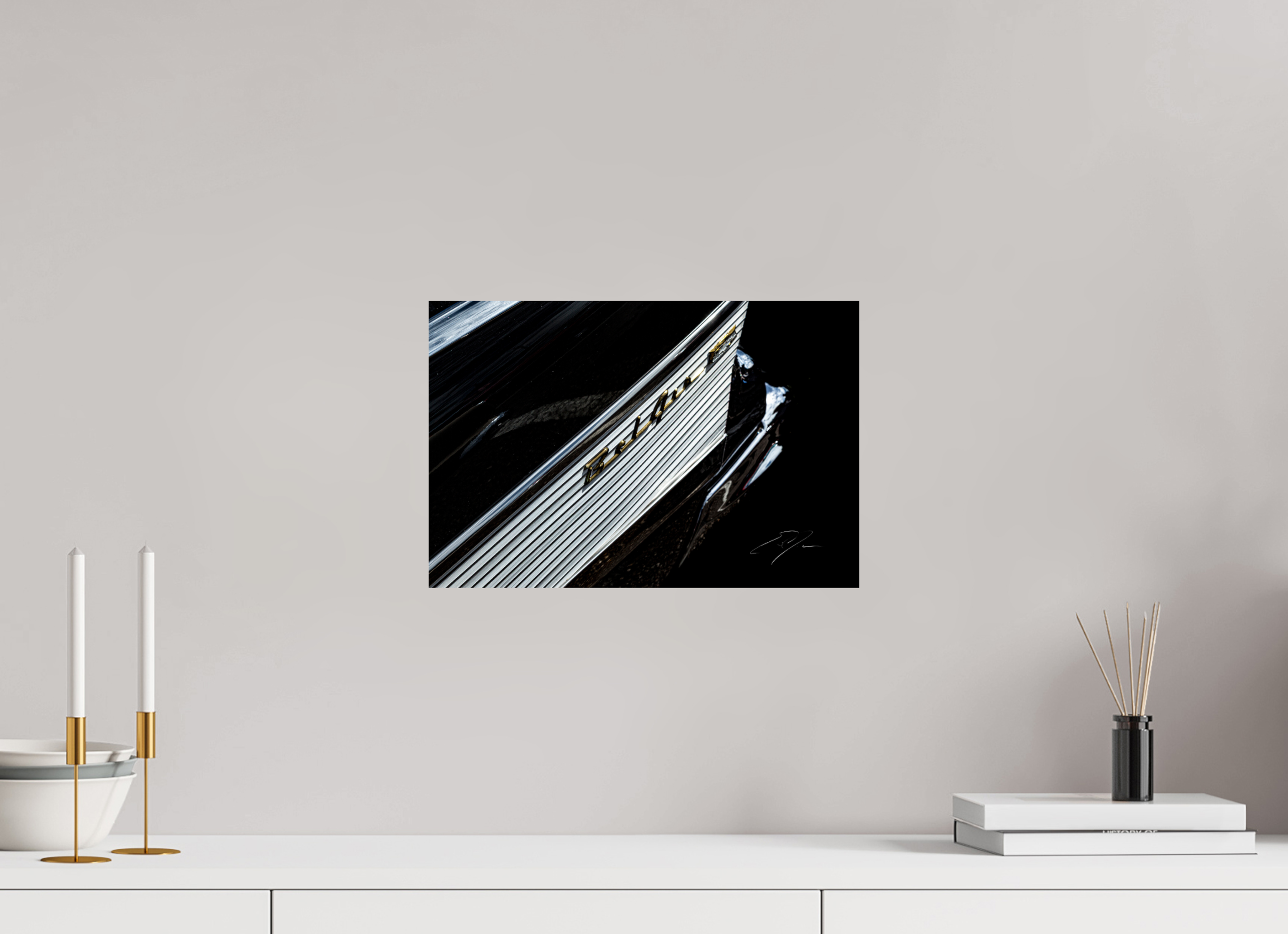 15 x 10″, PRINT ONLY [FUJI CRYSTAL DP II] 1957 CHEVY BEL AIR, No.5