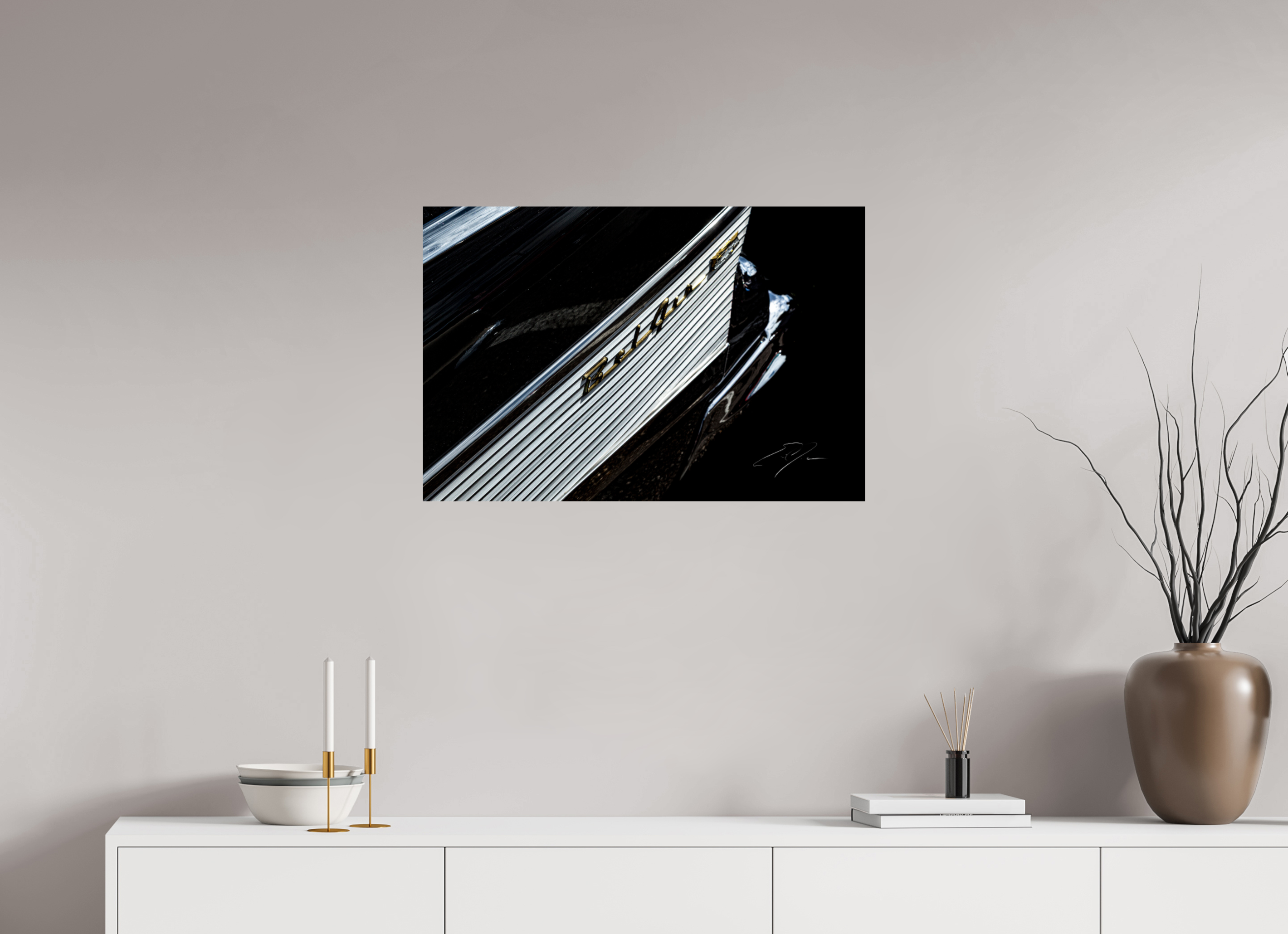 30 x 20″, PRINT ONLY [FUJI CRYSTAL DP II] 1957 CHEVY BEL AIR, No.5