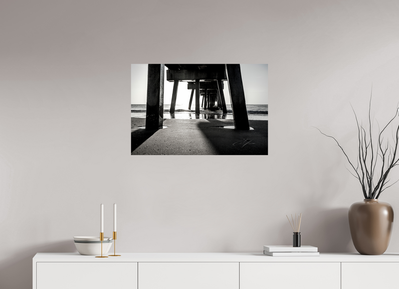 30 x 20″, PHOTO PRINT - FUJIFLEX HIGH GLOSS BENEATH THE PIER