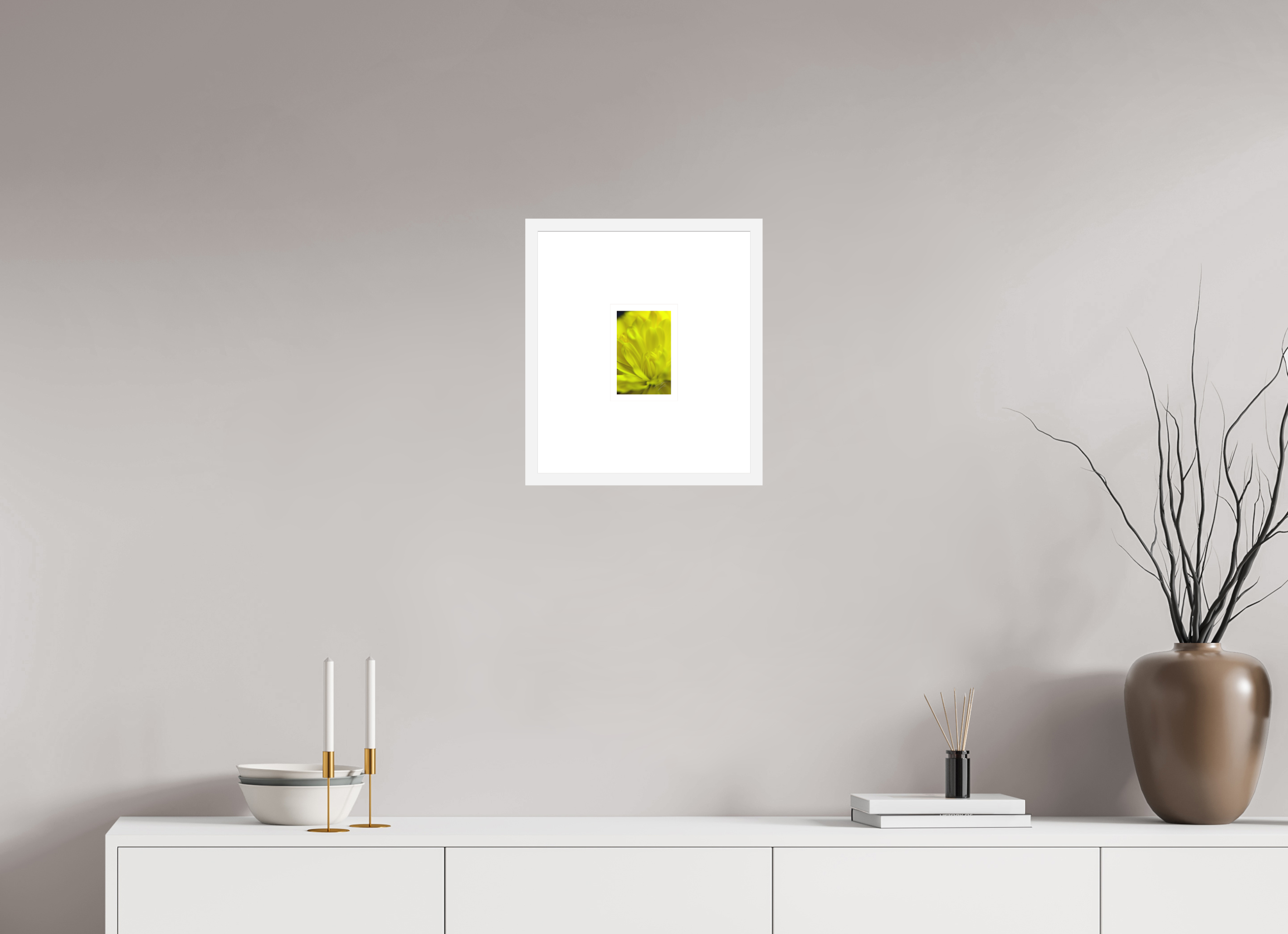 4 x 6″, FRAME SOLID WOOD [FUJIFLEX HIGH GLOSS MATTE FLOAT GLASS] ELATION