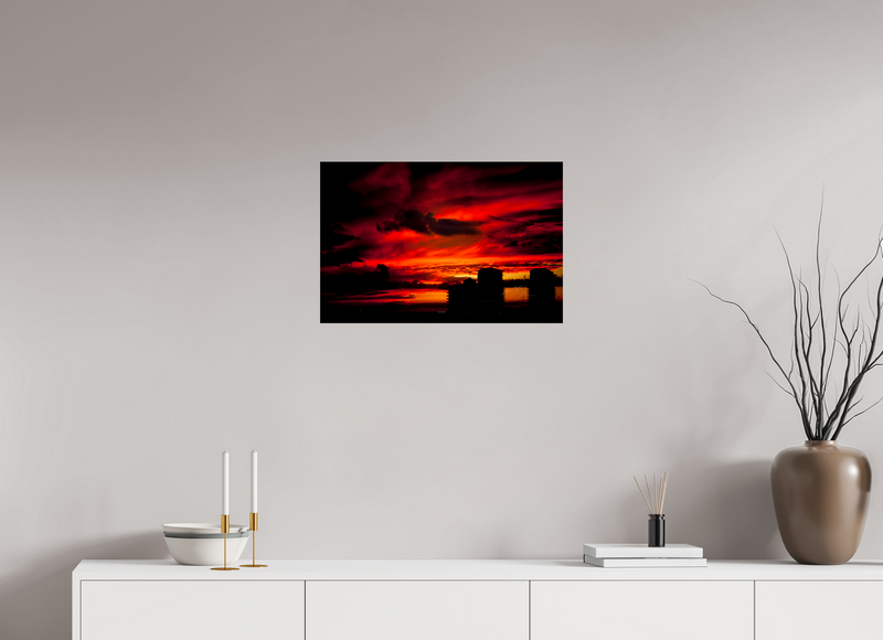 24 x 16″, PHOTO PRINT - FUJIFLEX HIGH GLOSS RED SKY