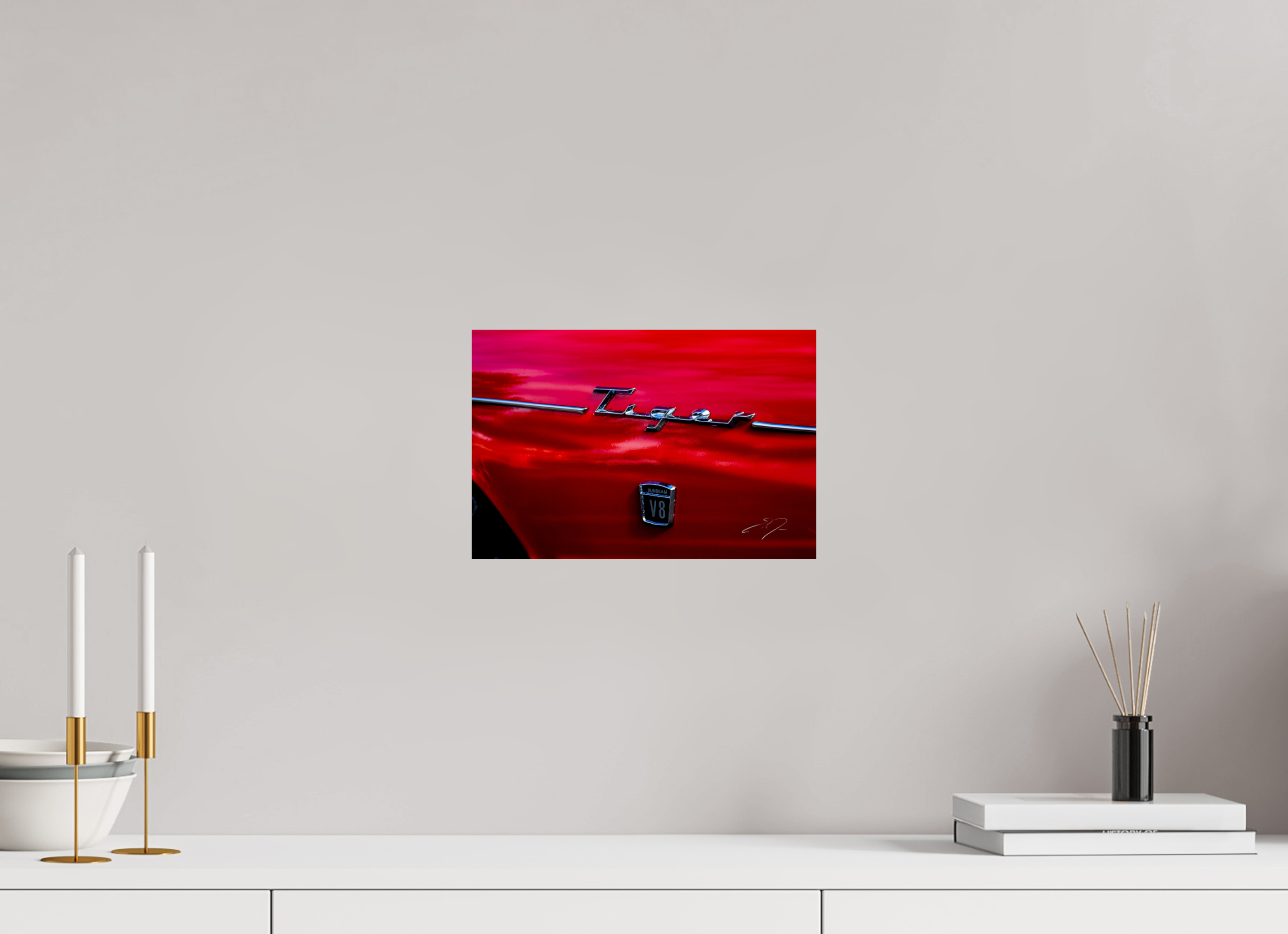 12 x 8″, PRINT ONLY [FUJI CRYSTAL DP II] 1966 TIGER SUNBEAM, No.2