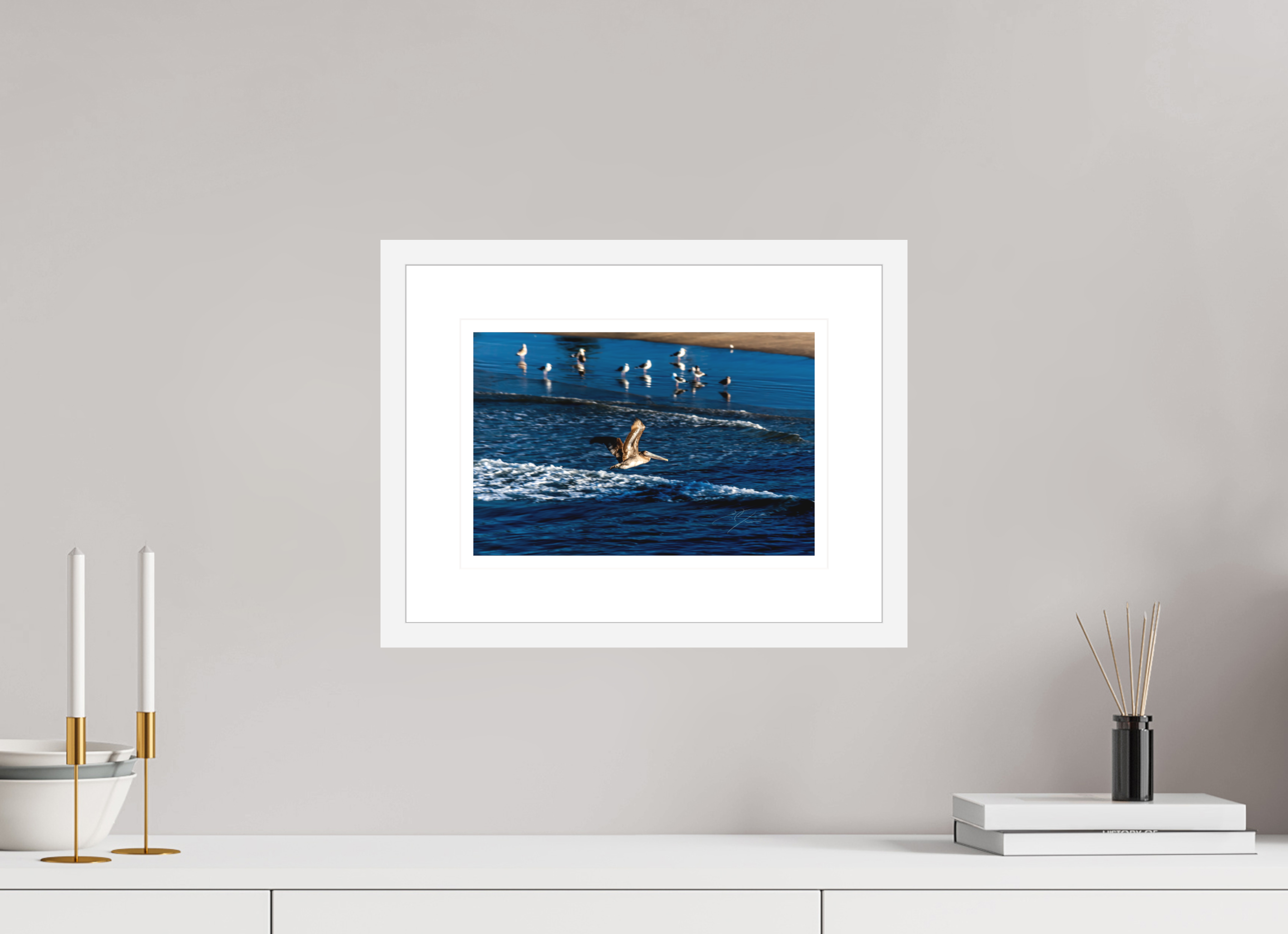 12 x 8″, FRAME - SOLID WOOD [FUJIFLEX] SOLO FLIGHT