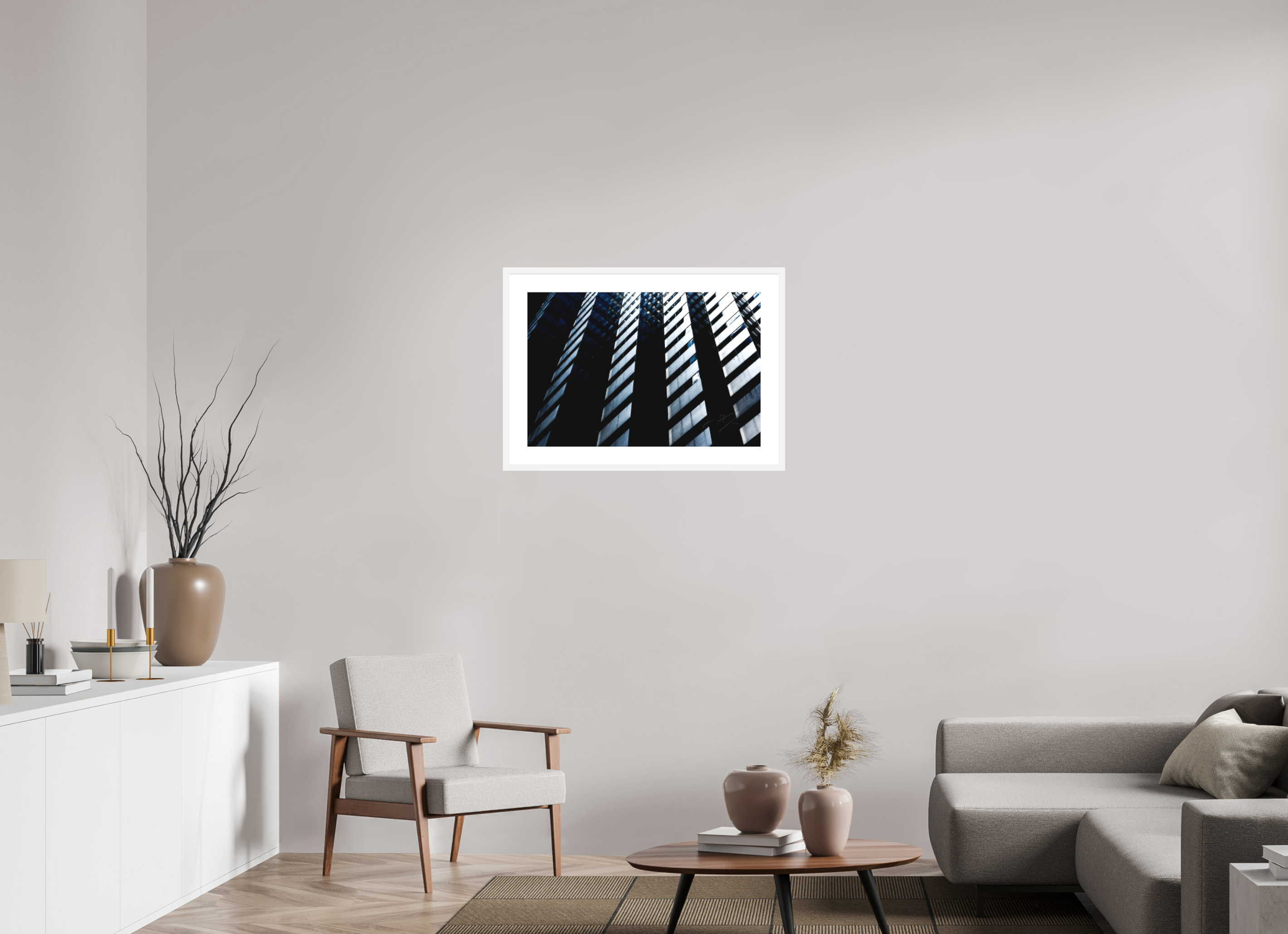 30 x 20″, FRAME - SOLID WOOD [FUJIFLEX] INTO DARK