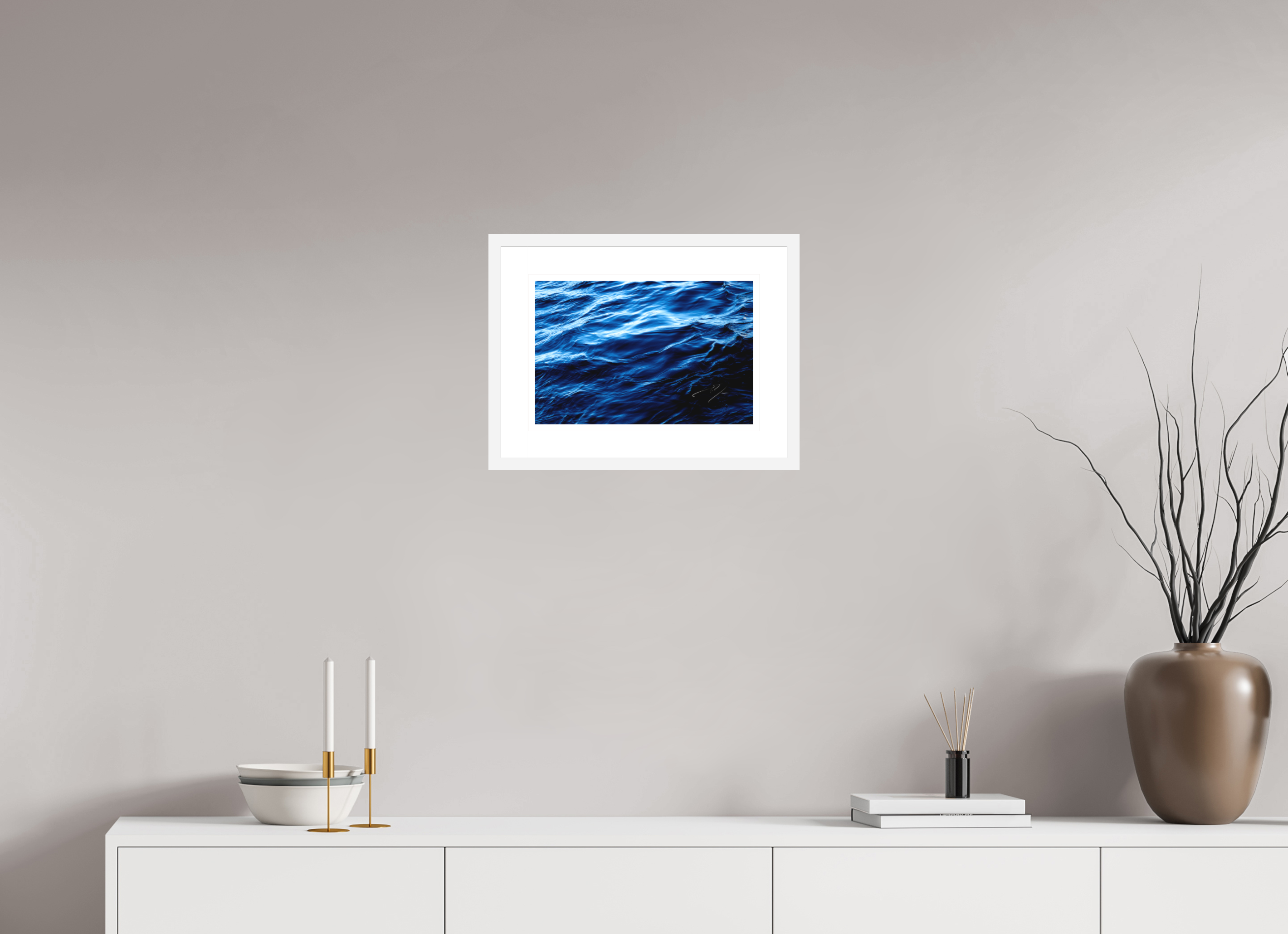 15 x 10″, FRAME - SOLID WOOD [FUJIFLEX] WATER, No.7