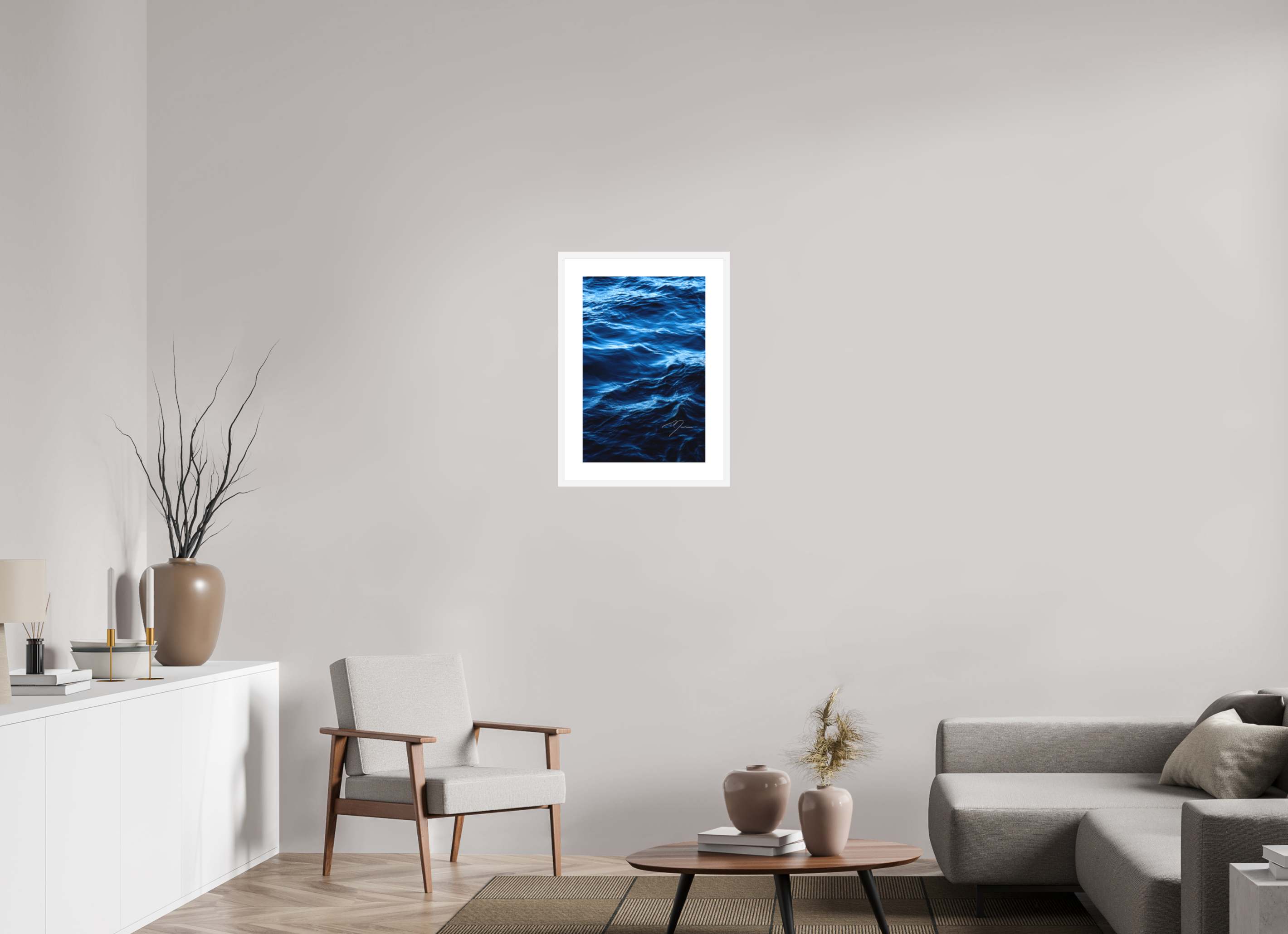 16 x 24″, FRAME - SOLID WOOD [FUJIFLEX] WATER, No.13