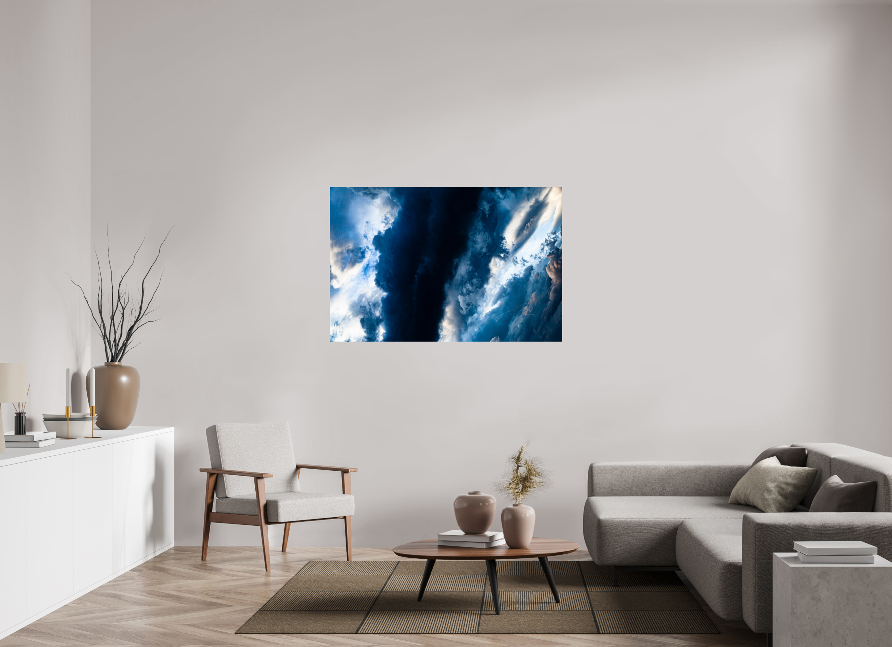 54 x 36″, PHOTO PRINT - FUJIFLEX HIGH GLOSS PERILOUS SKY