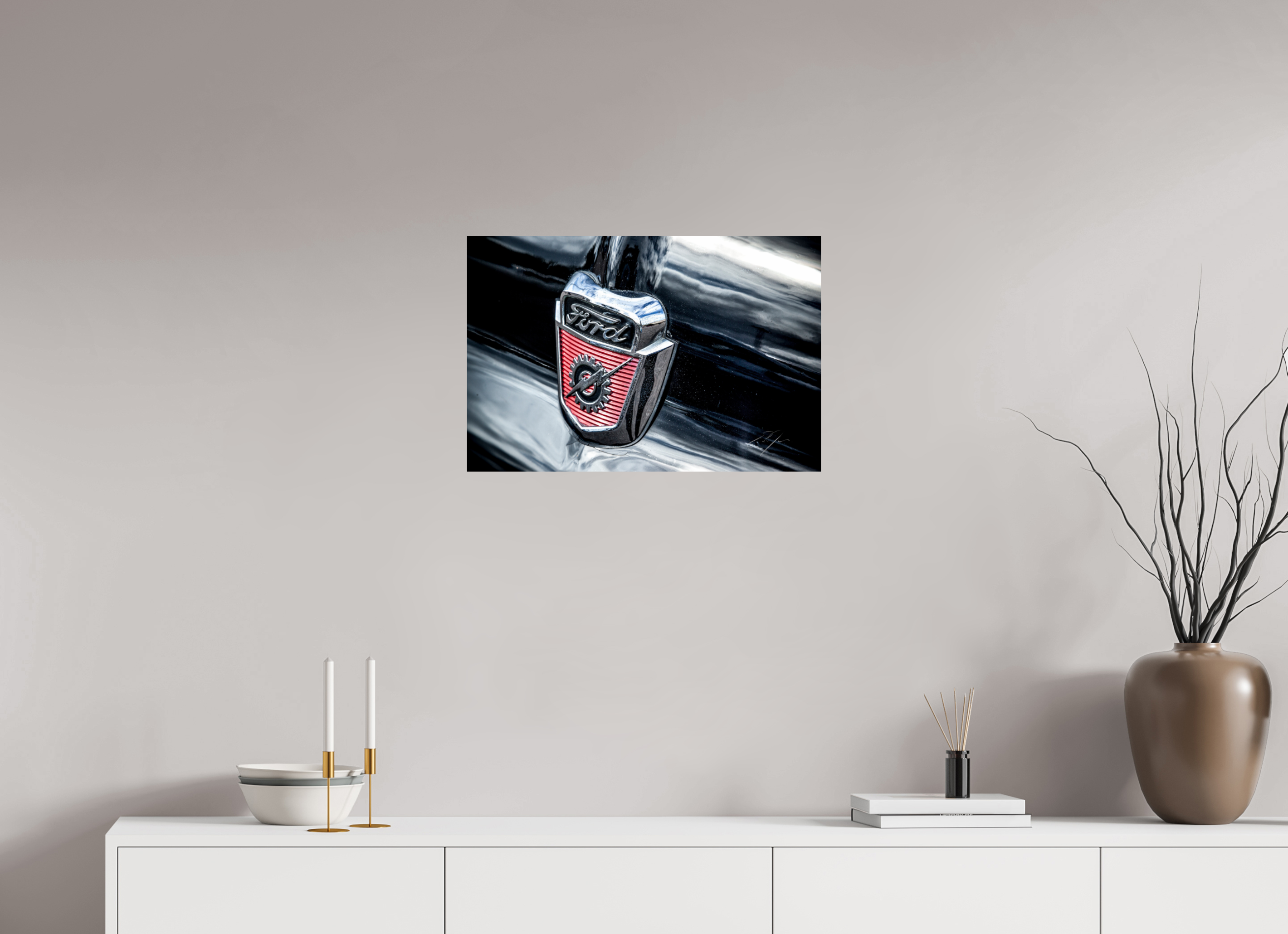 24 x 16″, PRINT ONLY [FUJI CRYSTAL DP II] 1953 FORD F-100