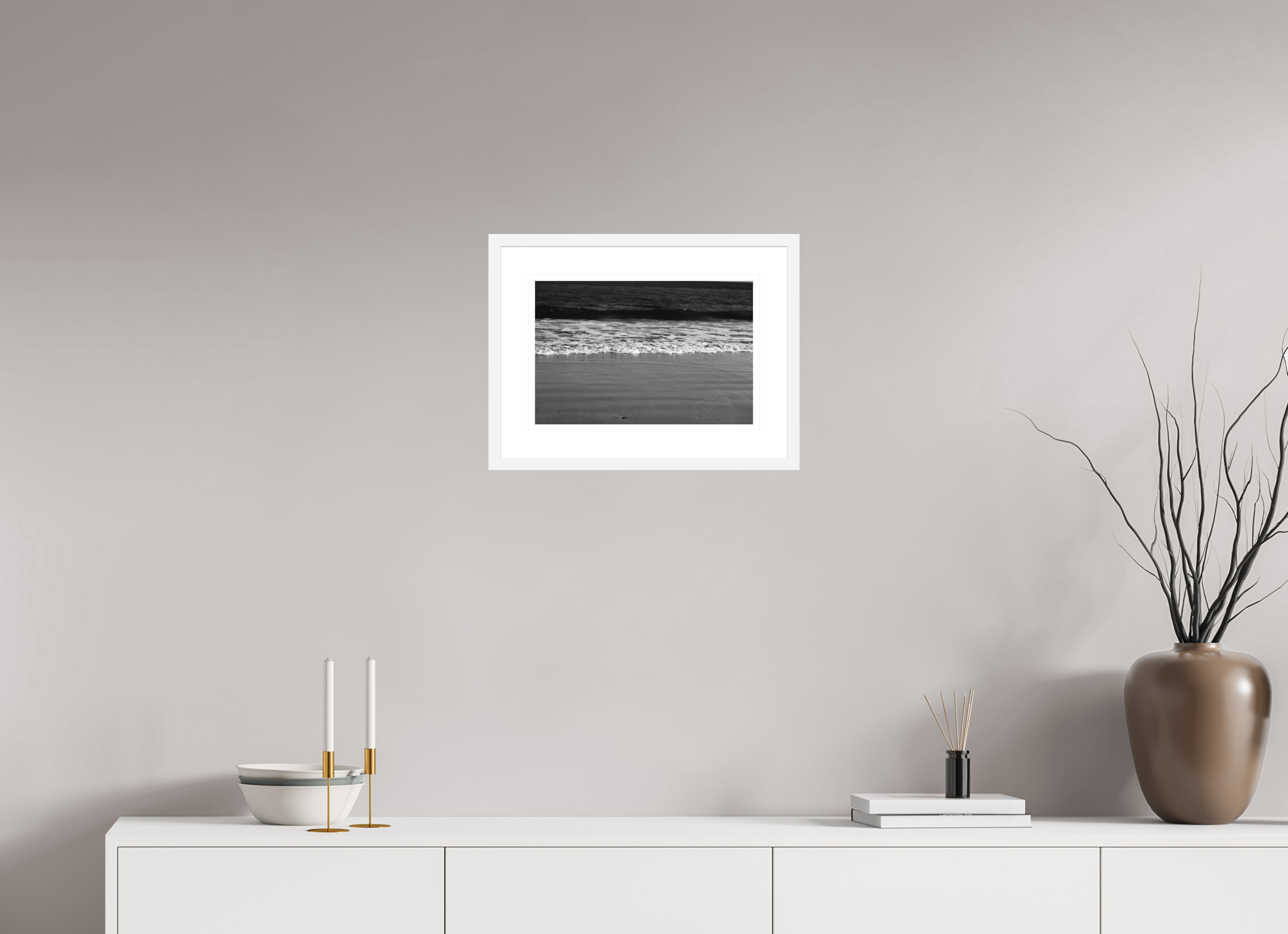 15 x 10″, FRAME - SOLID WOOD [FUJIFLEX] COASTAL WAVE