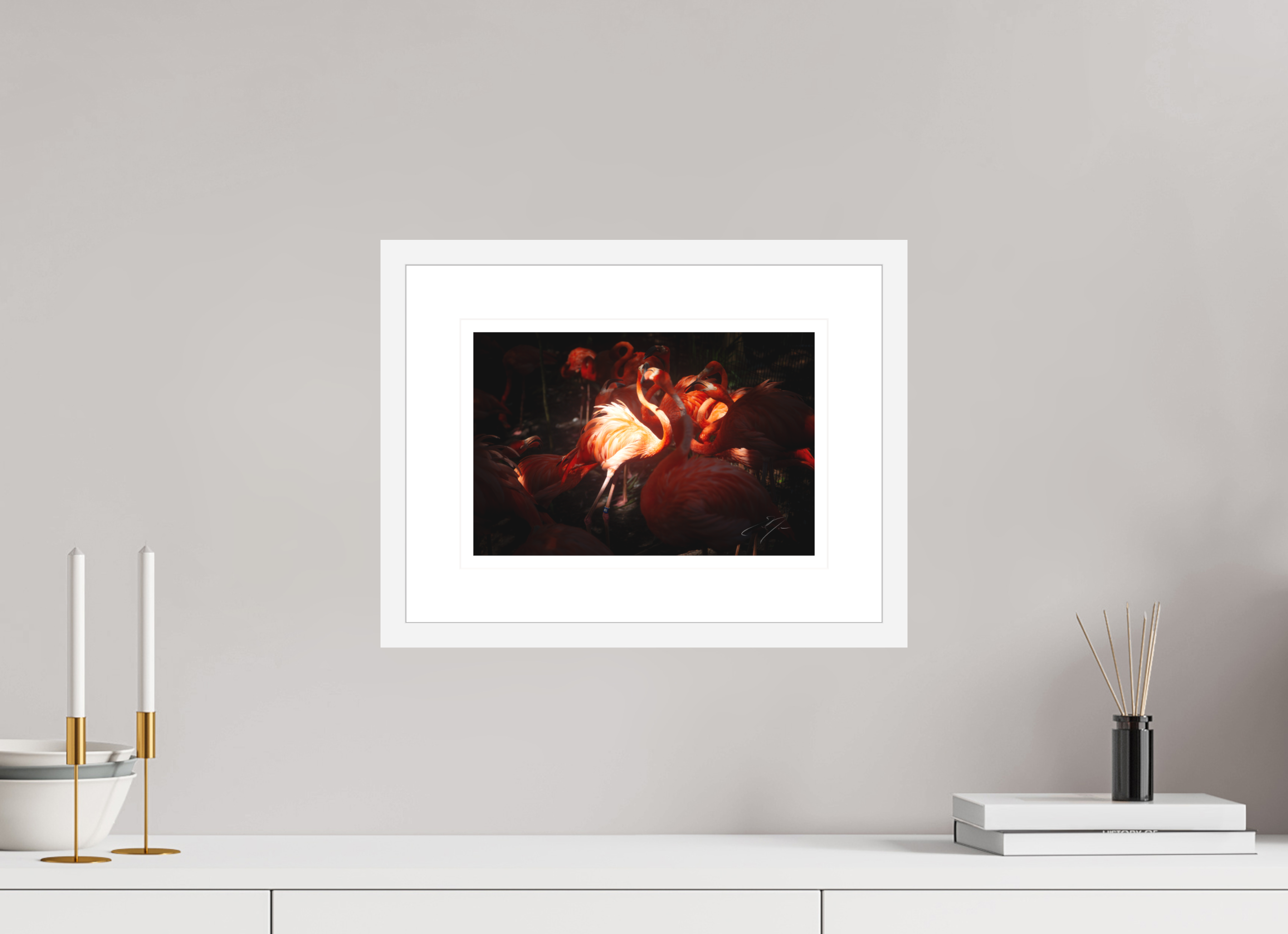 12 x 8″, FRAME - SOLID WOOD [FUJIFLEX] CENTER OF ATTENTION