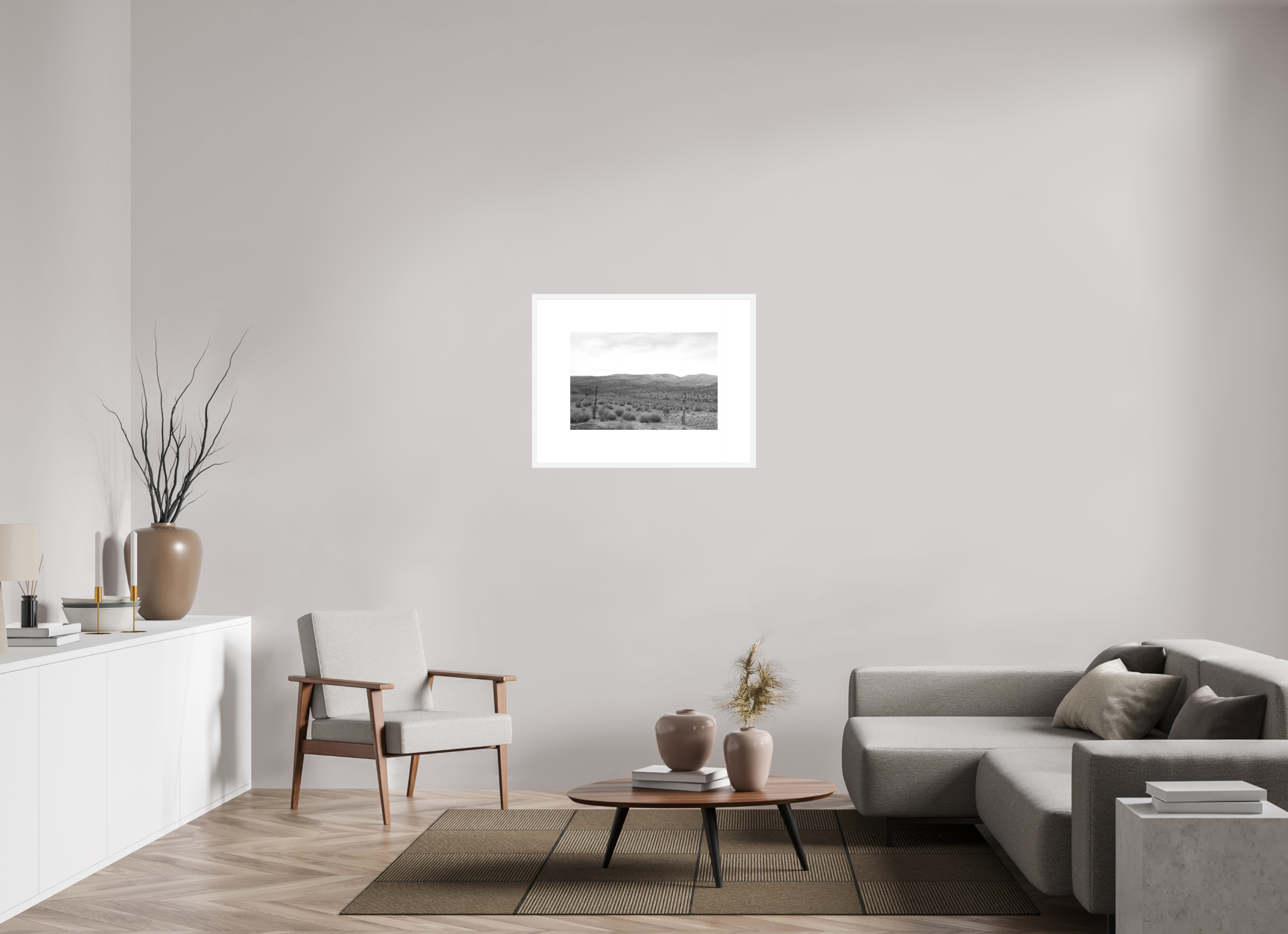 24 x 16″, FRAME SOLID WOOD [FUJIFLEX HIGH GLOSS MATTE FLOAT GLASS] SOLITUDE