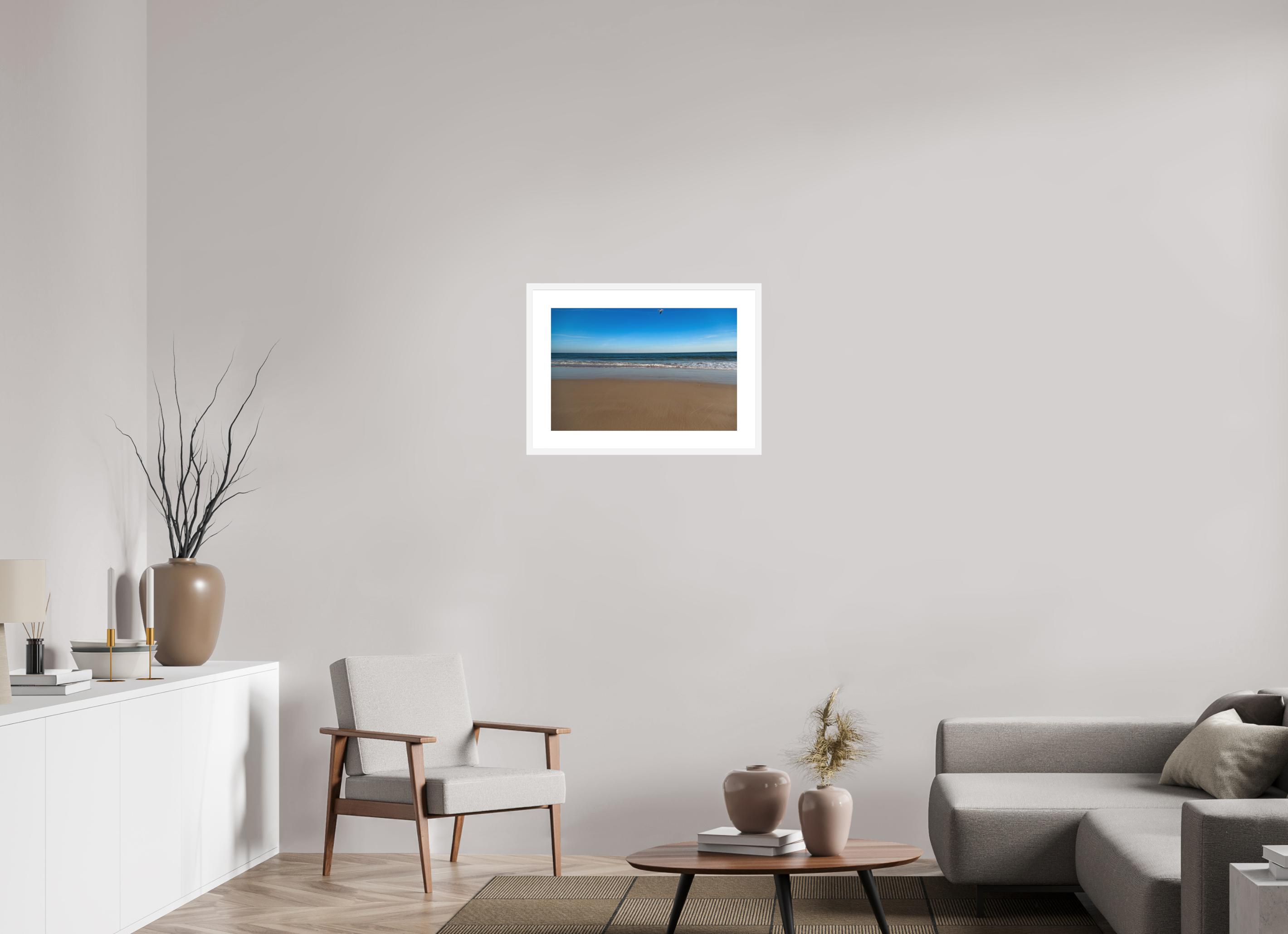 24 x 16″, FRAME - SOLID WOOD [FUJIFLEX] COASTAL FLIGHT