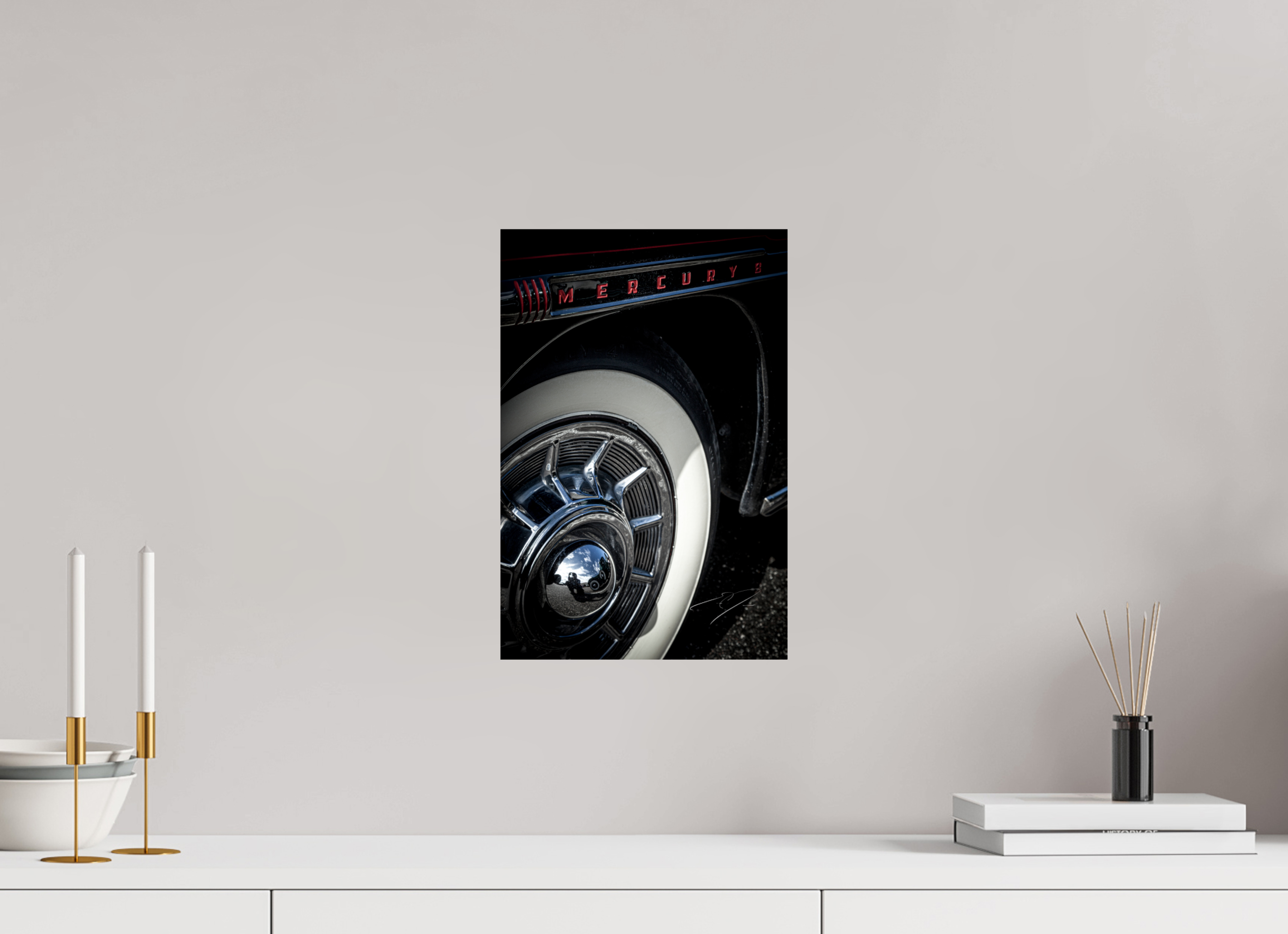 10 x 15″, PRINT ONLY [FUJI CRYSTAL DP II] 1950 MERCURY SPORT SEDAN, No.4