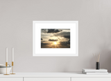 12 x 8″, FRAME - SOLID WOOD [FUJIFLEX] RAYS OF LIGHT