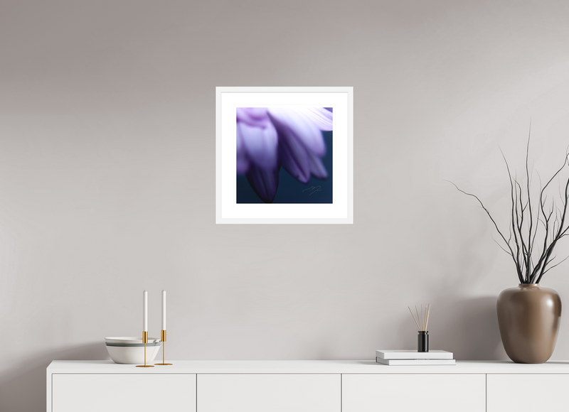 15 x 15″, FRAME - SOLID WOOD [FUJIFLEX] PETALS' EDGE