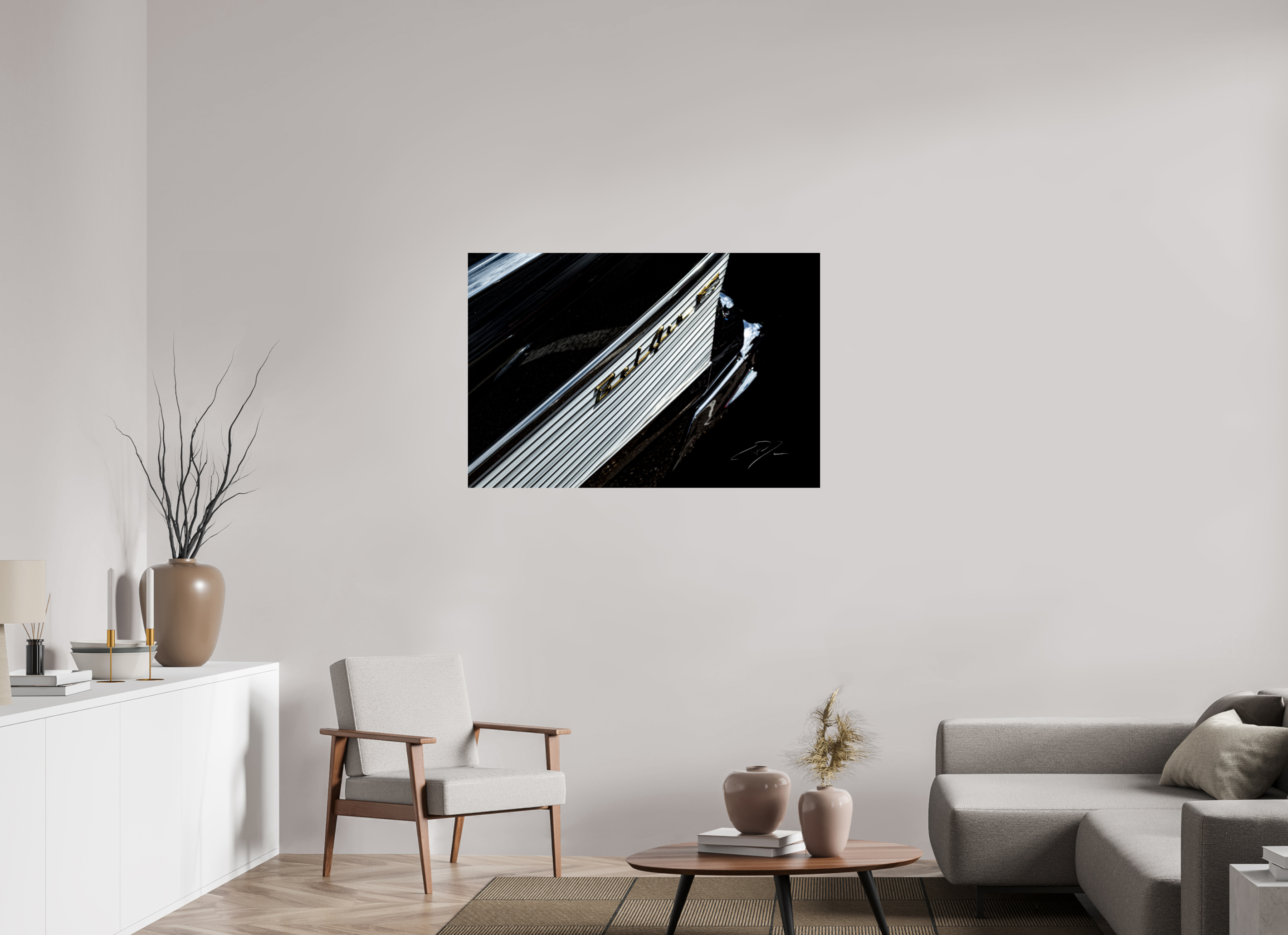 45 x 30″, PRINT ONLY [FUJI CRYSTAL DP II] 1957 CHEVY BEL AIR, No.5
