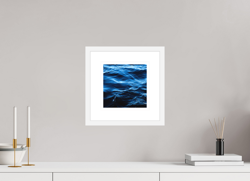 8 x 8″, FRAME - SOLID WOOD [FUJIFLEX] WATER, No.11