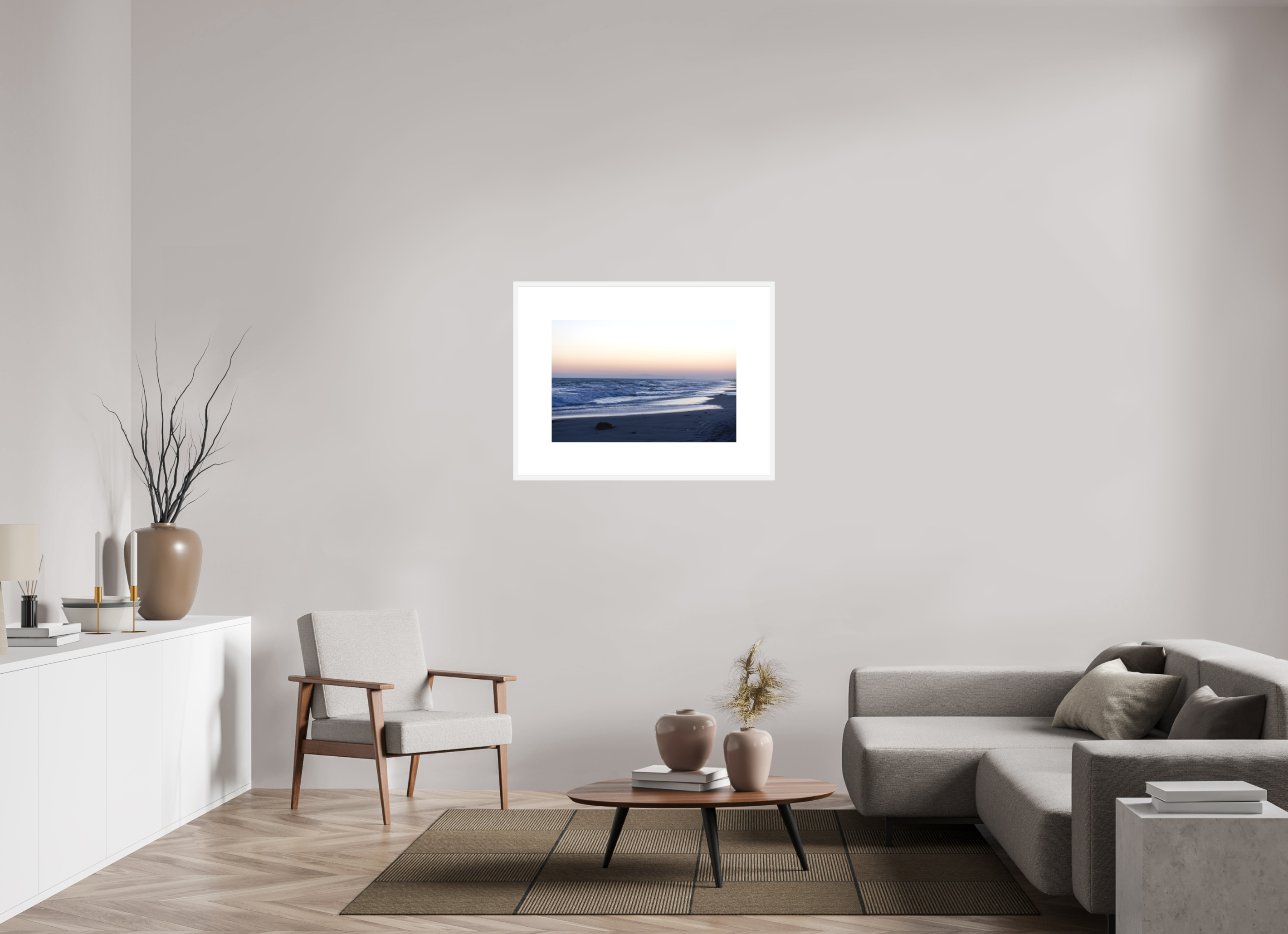 30 x 20″, FRAME SOLID WOOD [FUJI CRYSTAL DP II MATTE FLOAT GLASS] AFTER SUNSET