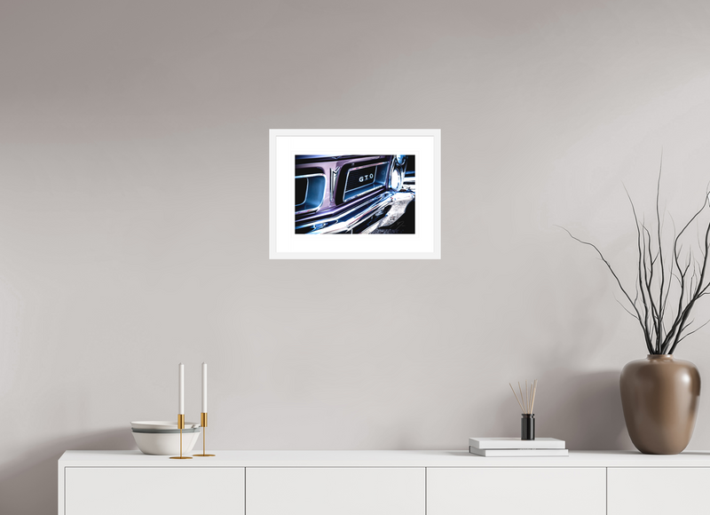 15 x 10″, FRAME - SOLID WOOD [FUJIFLEX] 1965 PONTIAC GTO, No.3