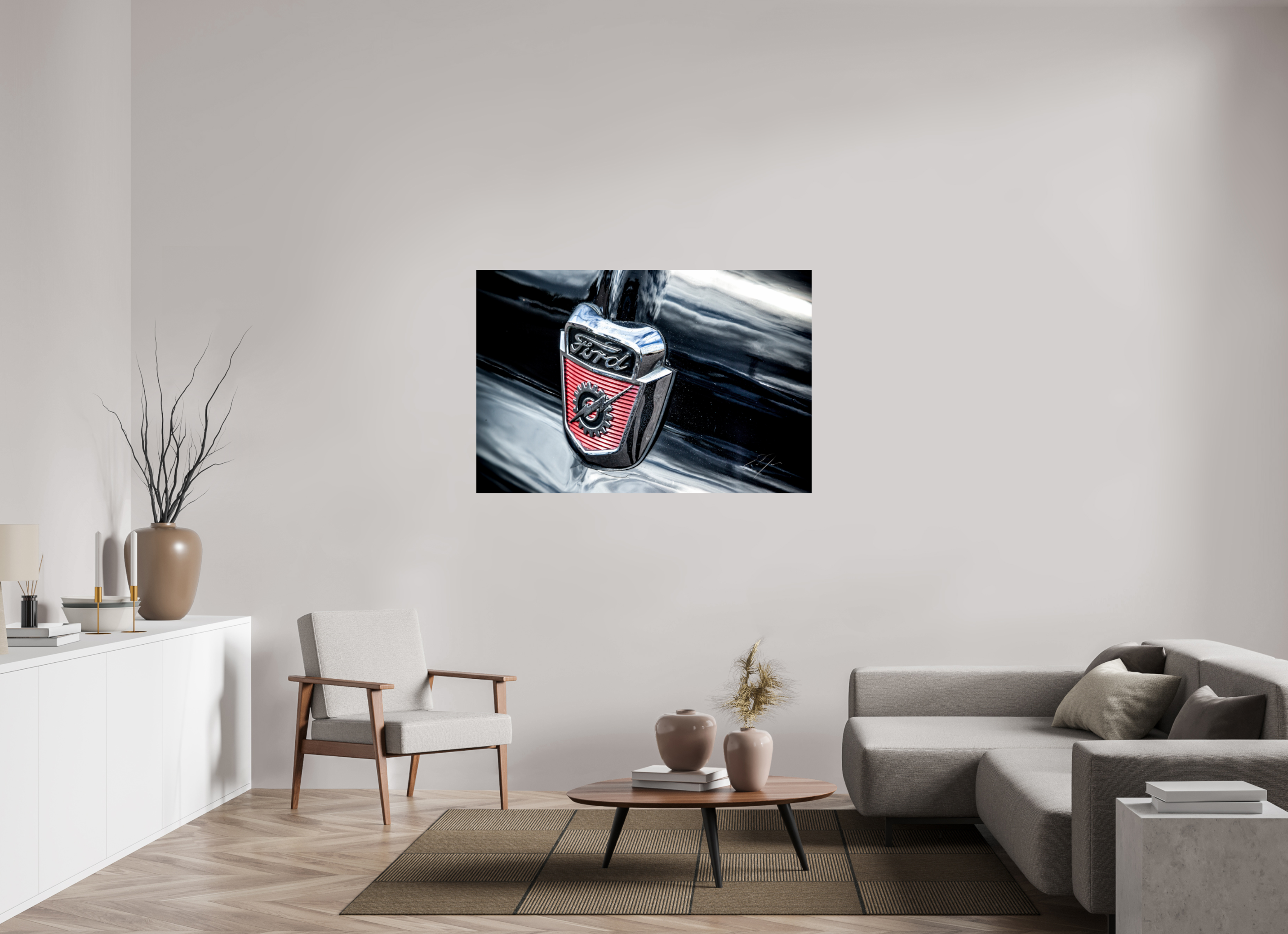 54 x 36″, PRINT ONLY [FUJI CRYSTAL DP II] 1953 FORD F-100
