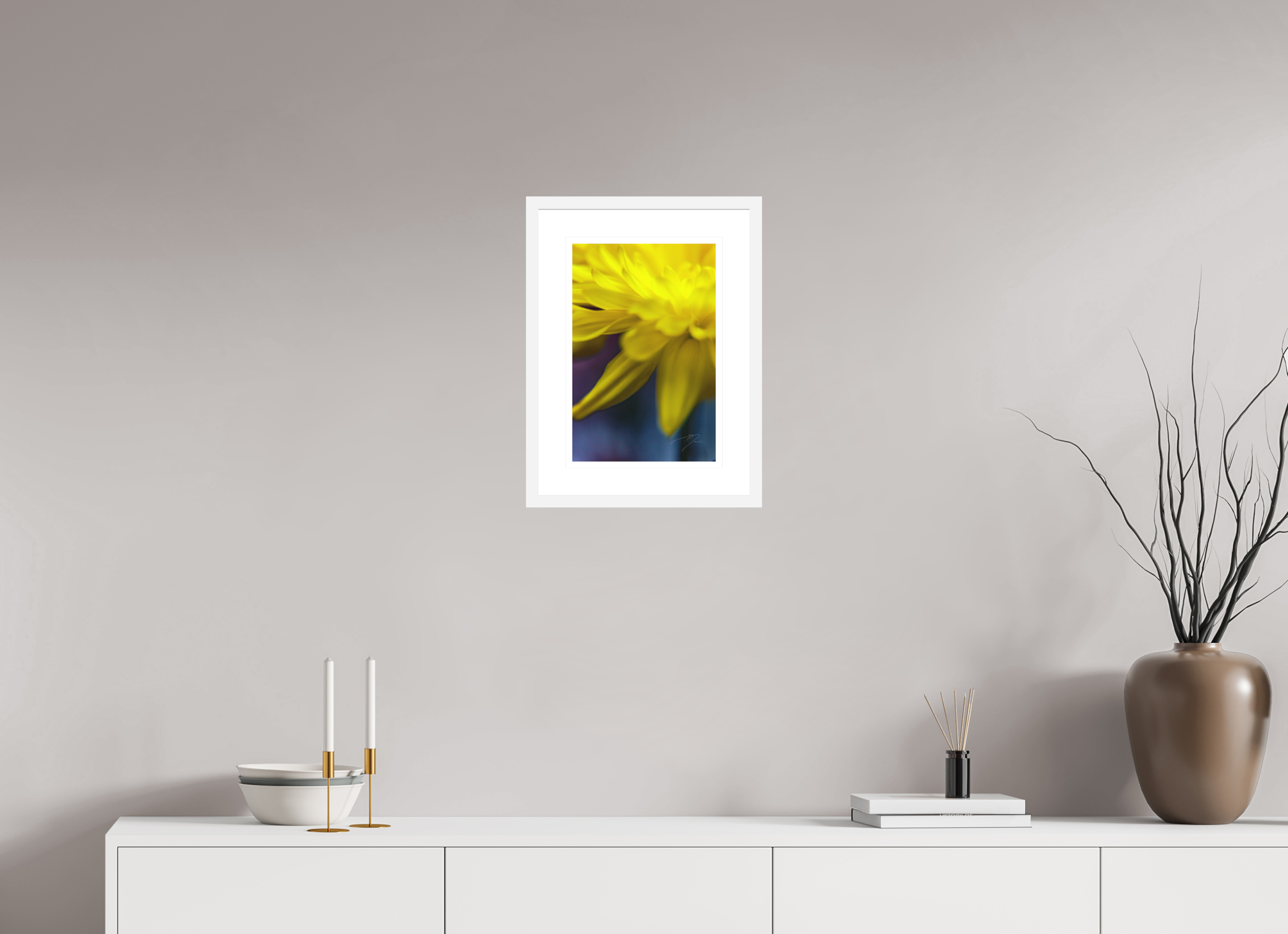 10 x 15″, FRAME - SOLID WOOD [FUJIFLEX] EDGE OF FALLING