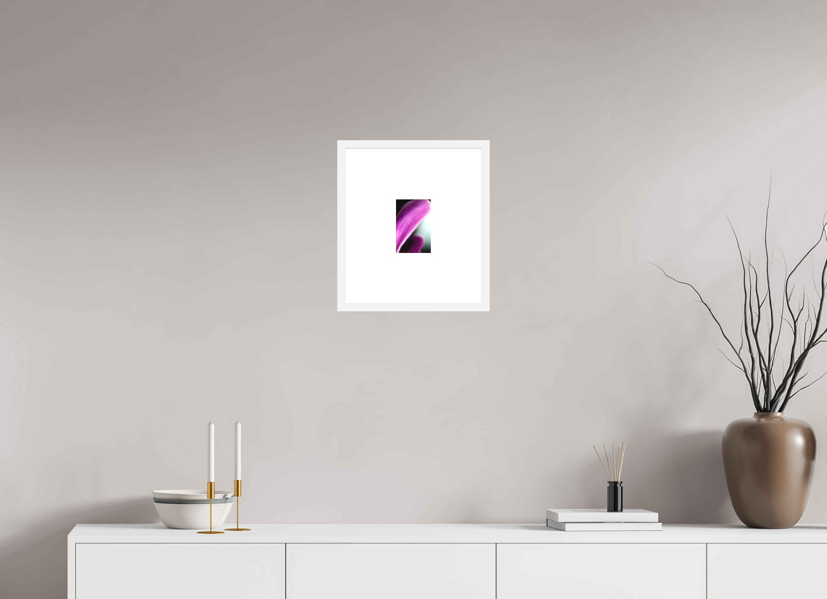 4 x 6″, FRAME SOLID WOOD [FUJI CRYSTAL DP II MATTE FLOAT GLASS] EPHEMERAL