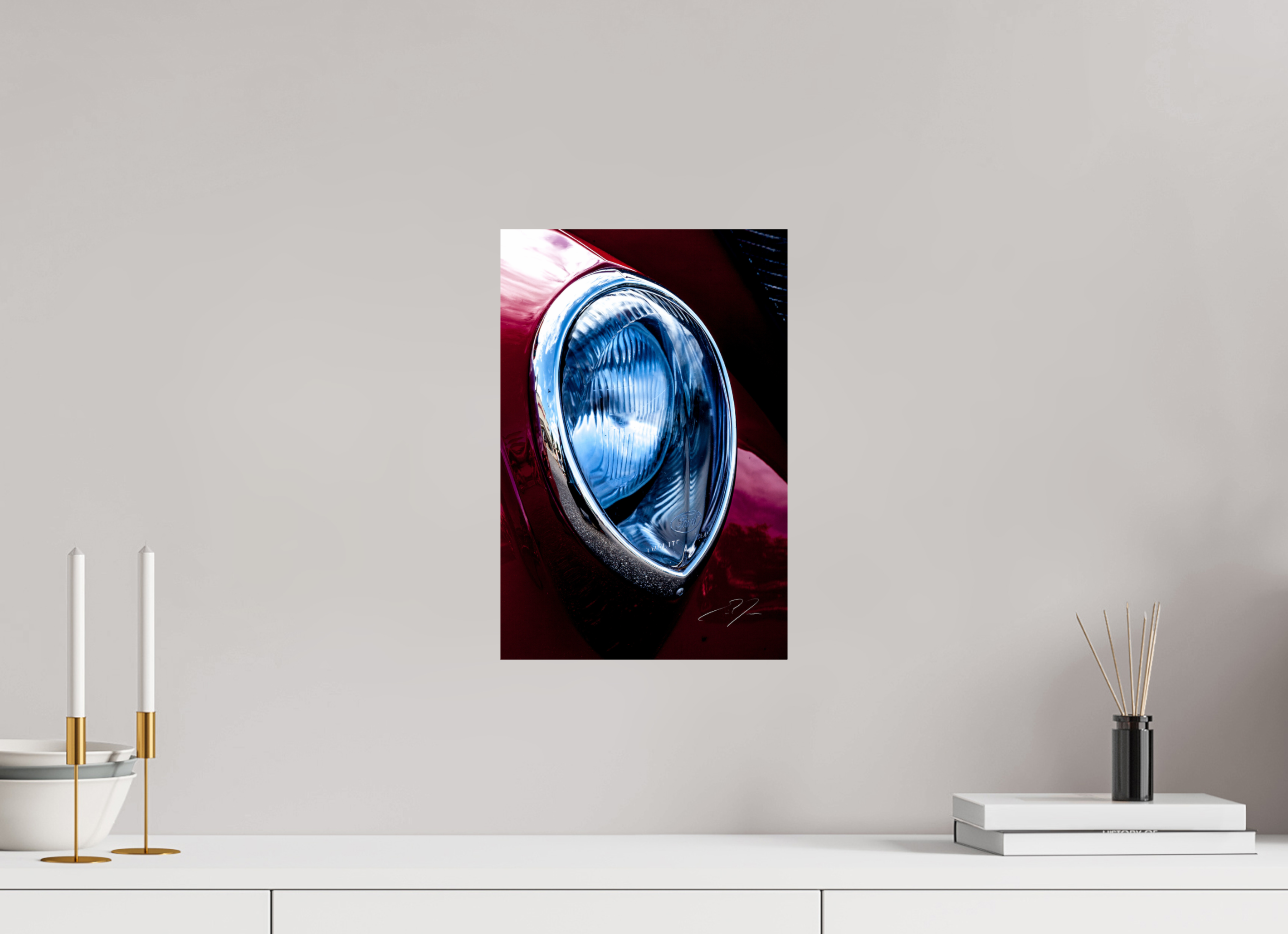 10 x 15″, PRINT ONLY [FUJI CRYSTAL DP II] 1937 FORD, No.2