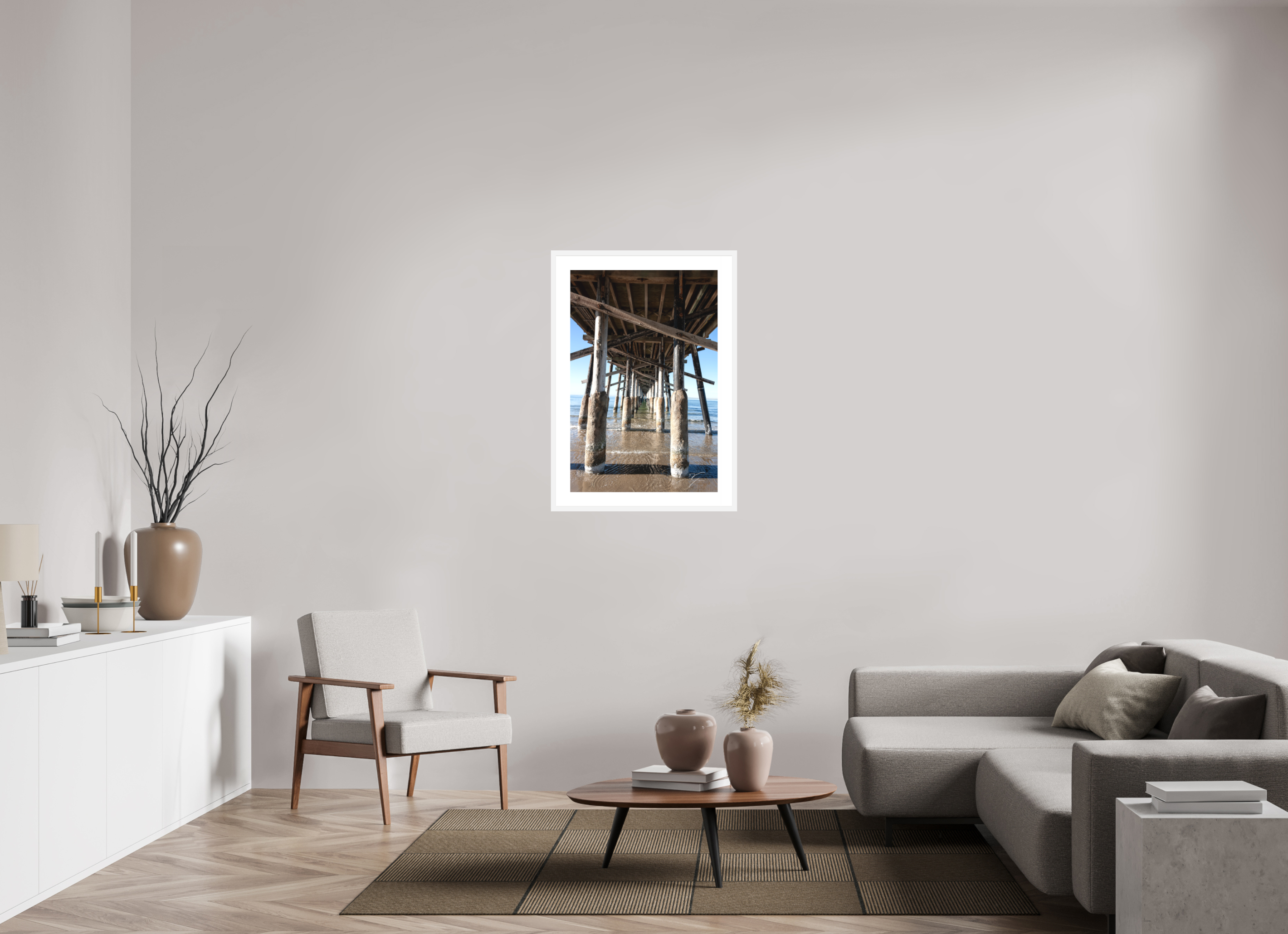 24 x 36″, FRAME - SOLID WOOD [FUJIFLEX] PIER