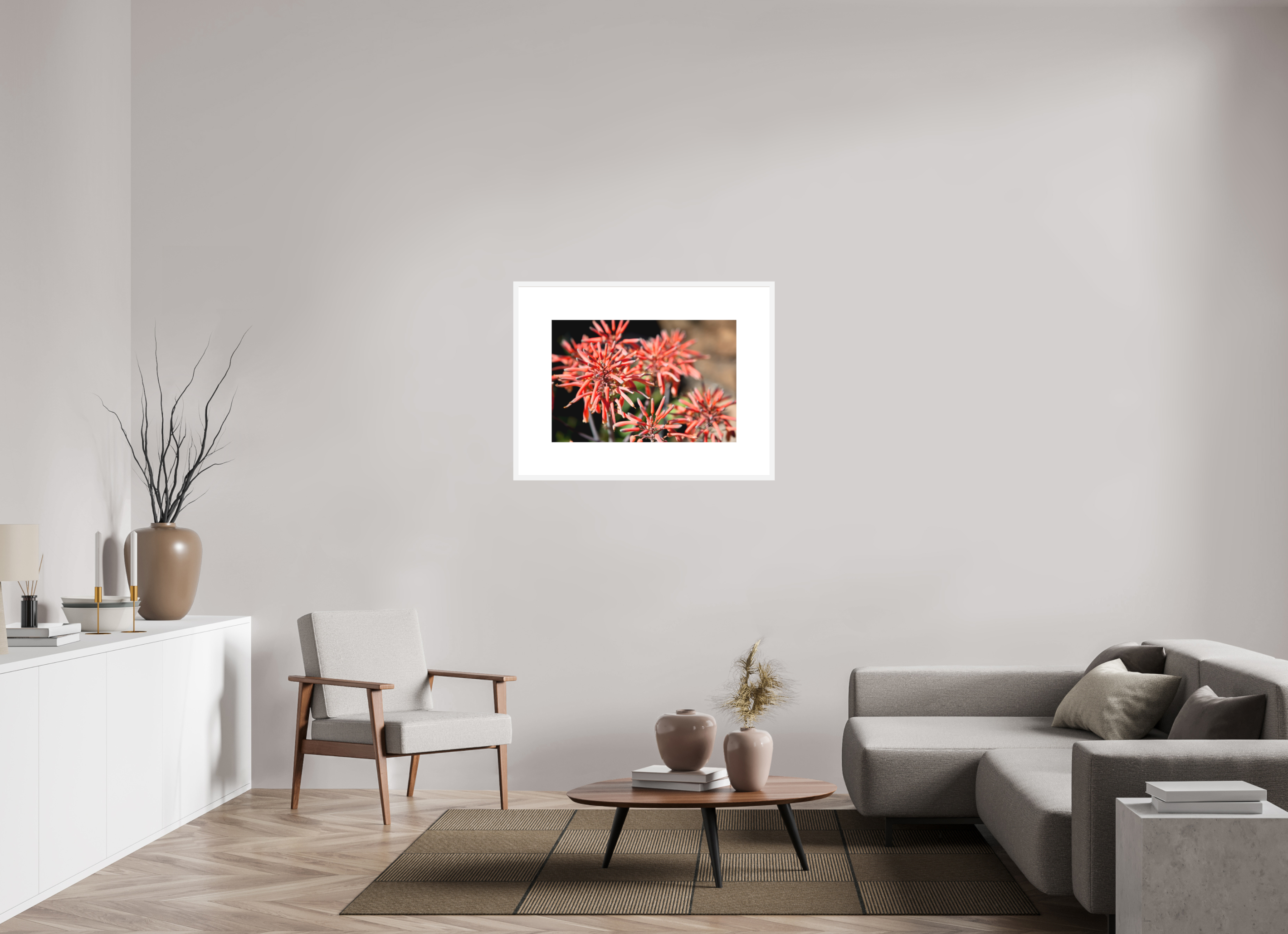 30 x 20″, FRAME SOLID WOOD [FUJIFLEX HIGH GLOSS MATTE FLOAT GLASS] JOYFUL GATHERING