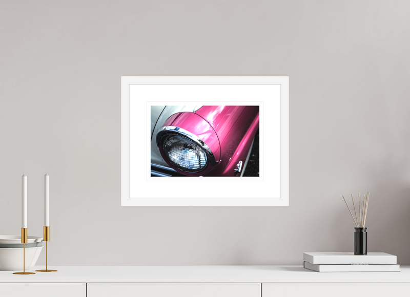 12 x 8″, FRAME - SOLID WOOD [FUJIFLEX] 1955 FORD CROWN VICTORIA