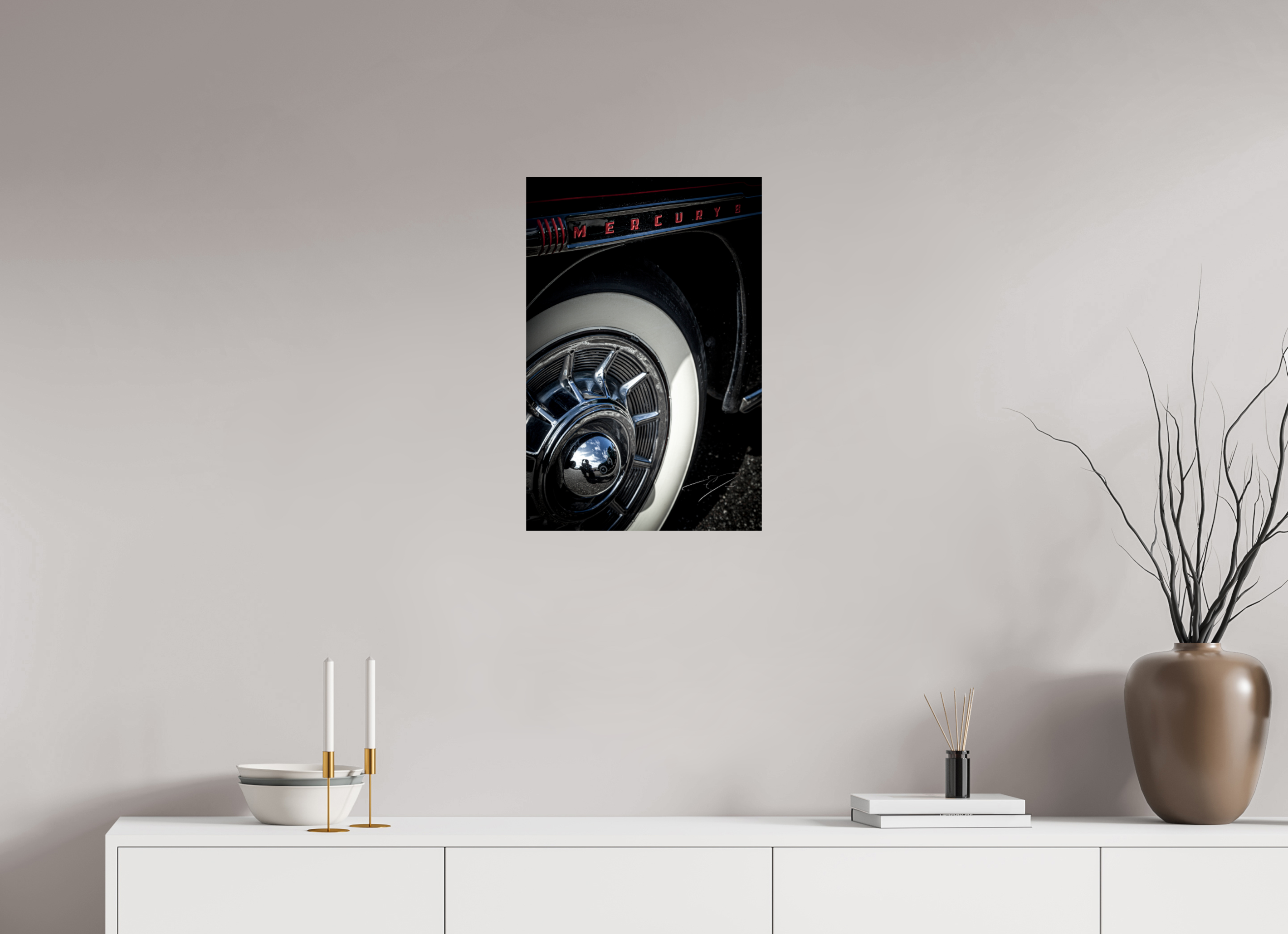 16 x 24″, PRINT ONLY [FUJI CRYSTAL DP II] 1950 MERCURY SPORT SEDAN, No.4
