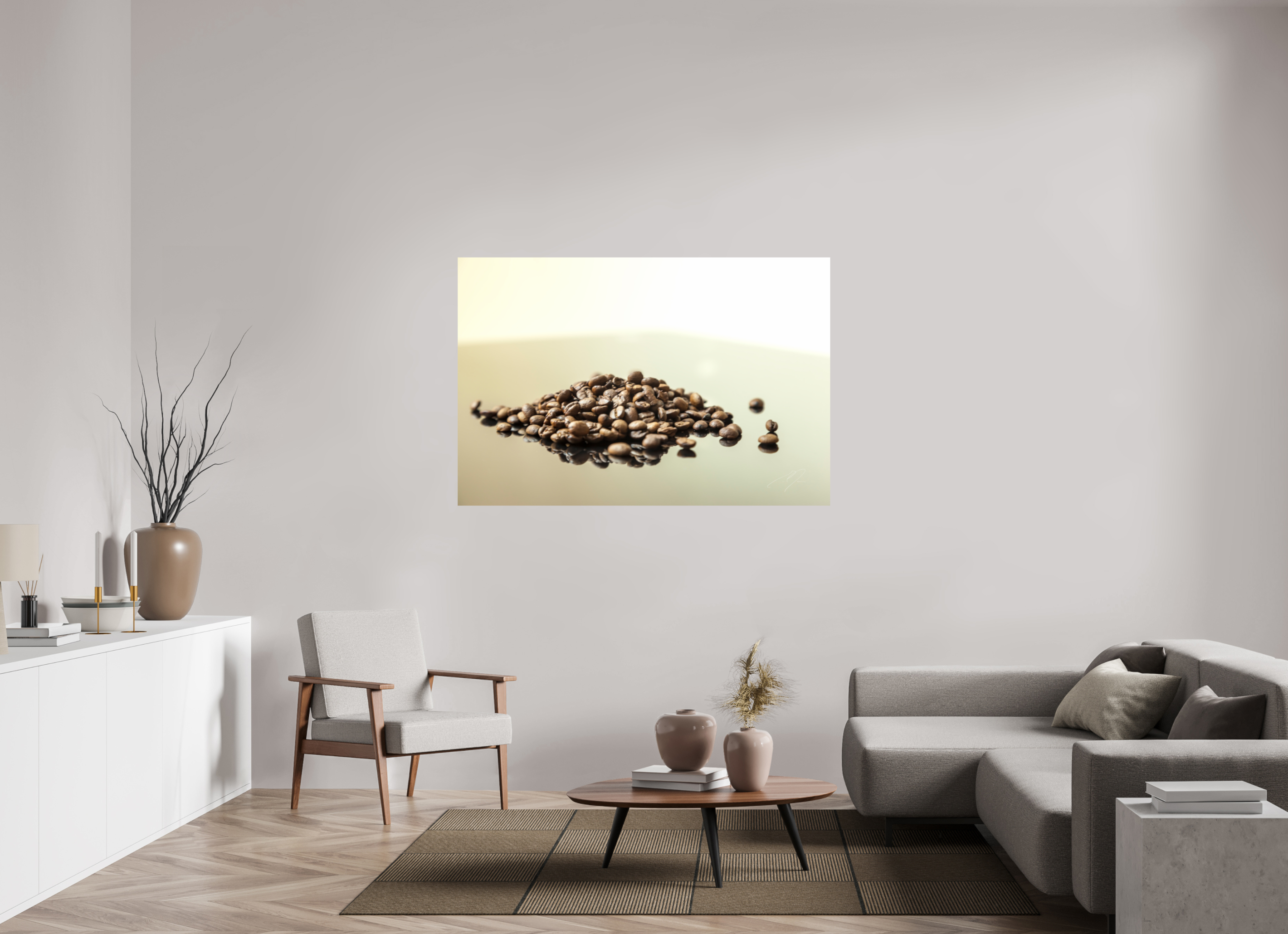 60 x 40″, PRINT ONLY [FUJI CRYSTAL DP II] COFFEE BEANS, No.2