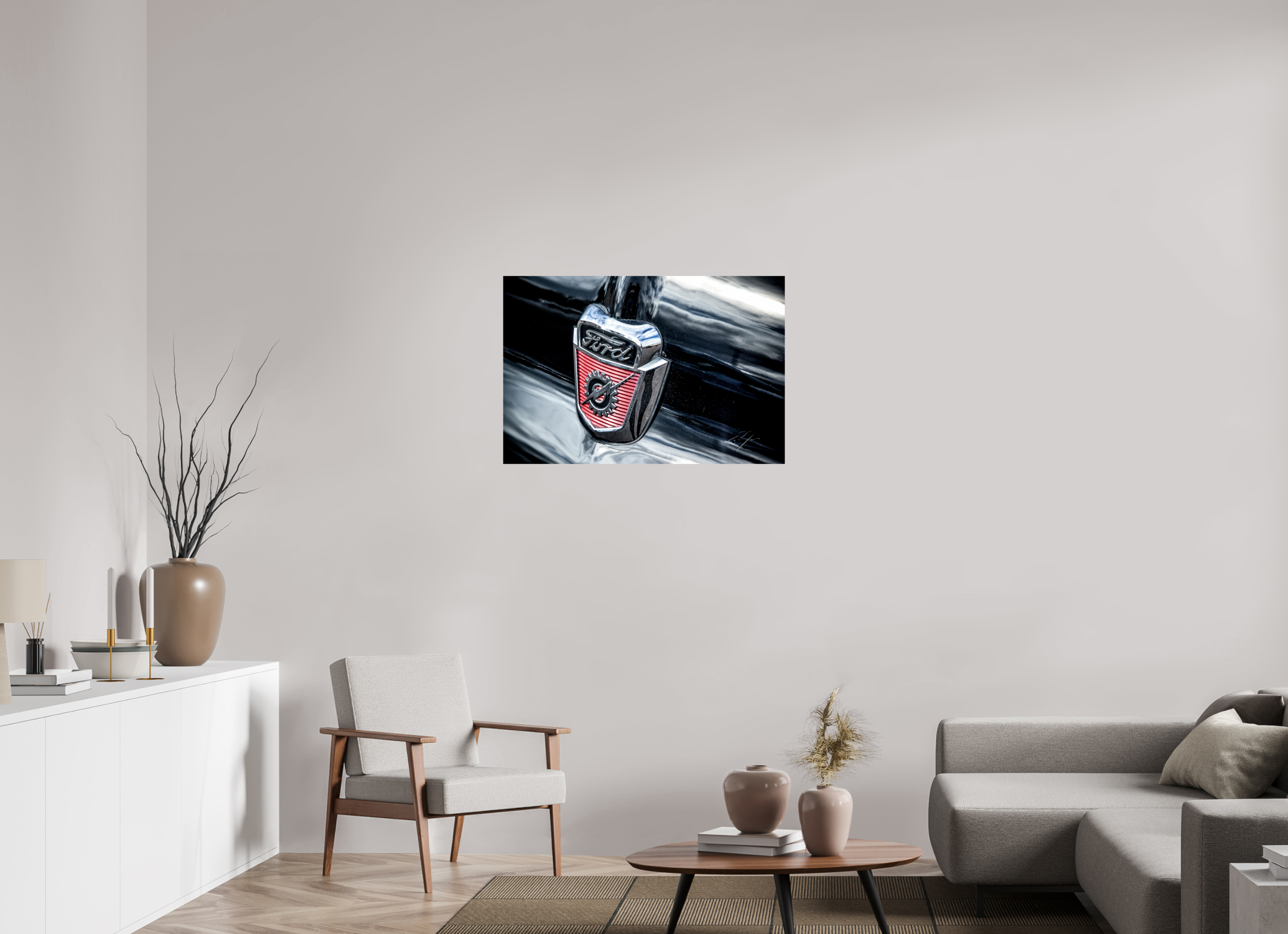 36 x 24″, PRINT ONLY [FUJI CRYSTAL DP II] 1953 FORD F-100